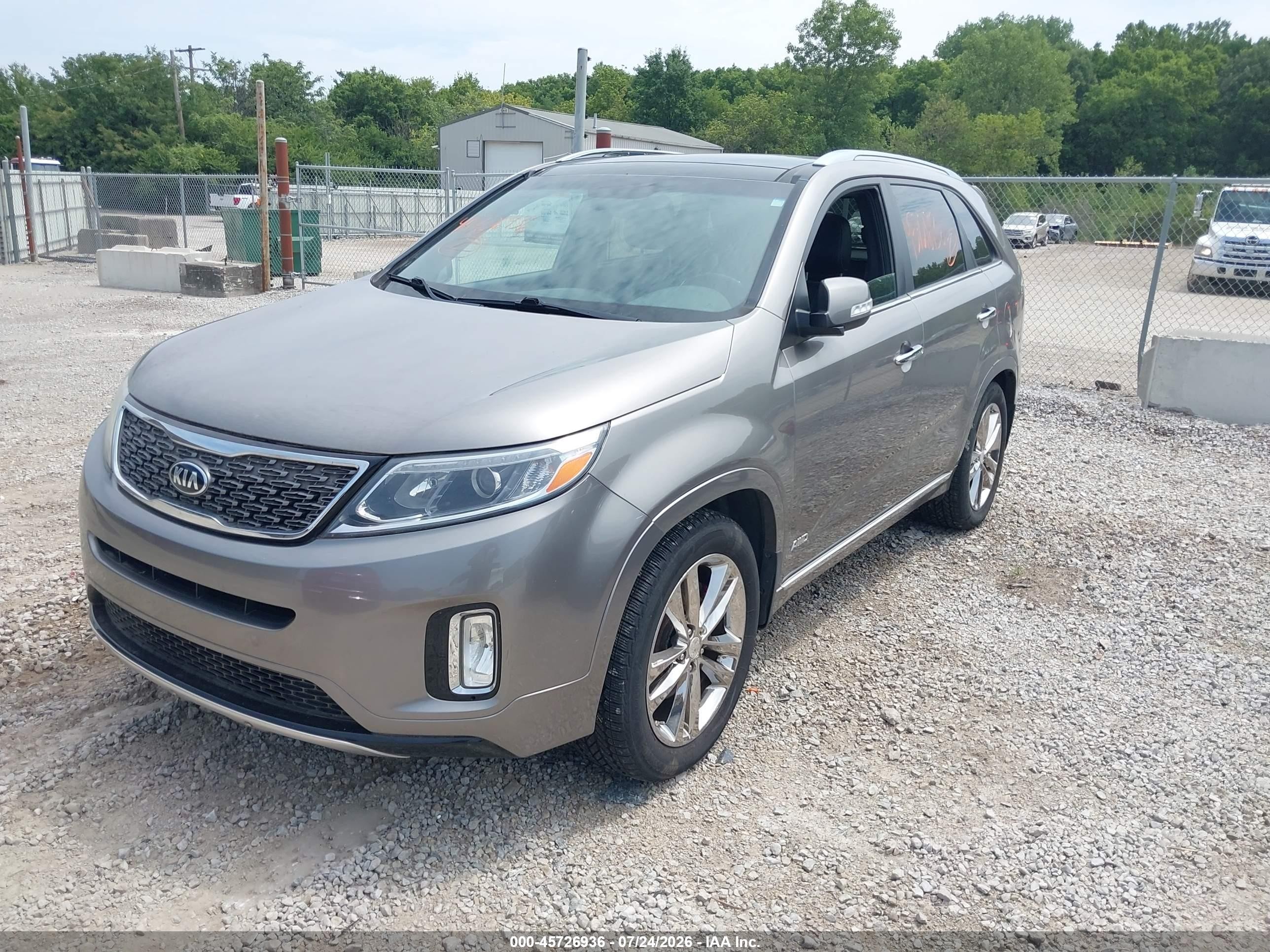 2015 Kia Sorento Limited V6 Gray vin: 5XYKWDA77FG614525