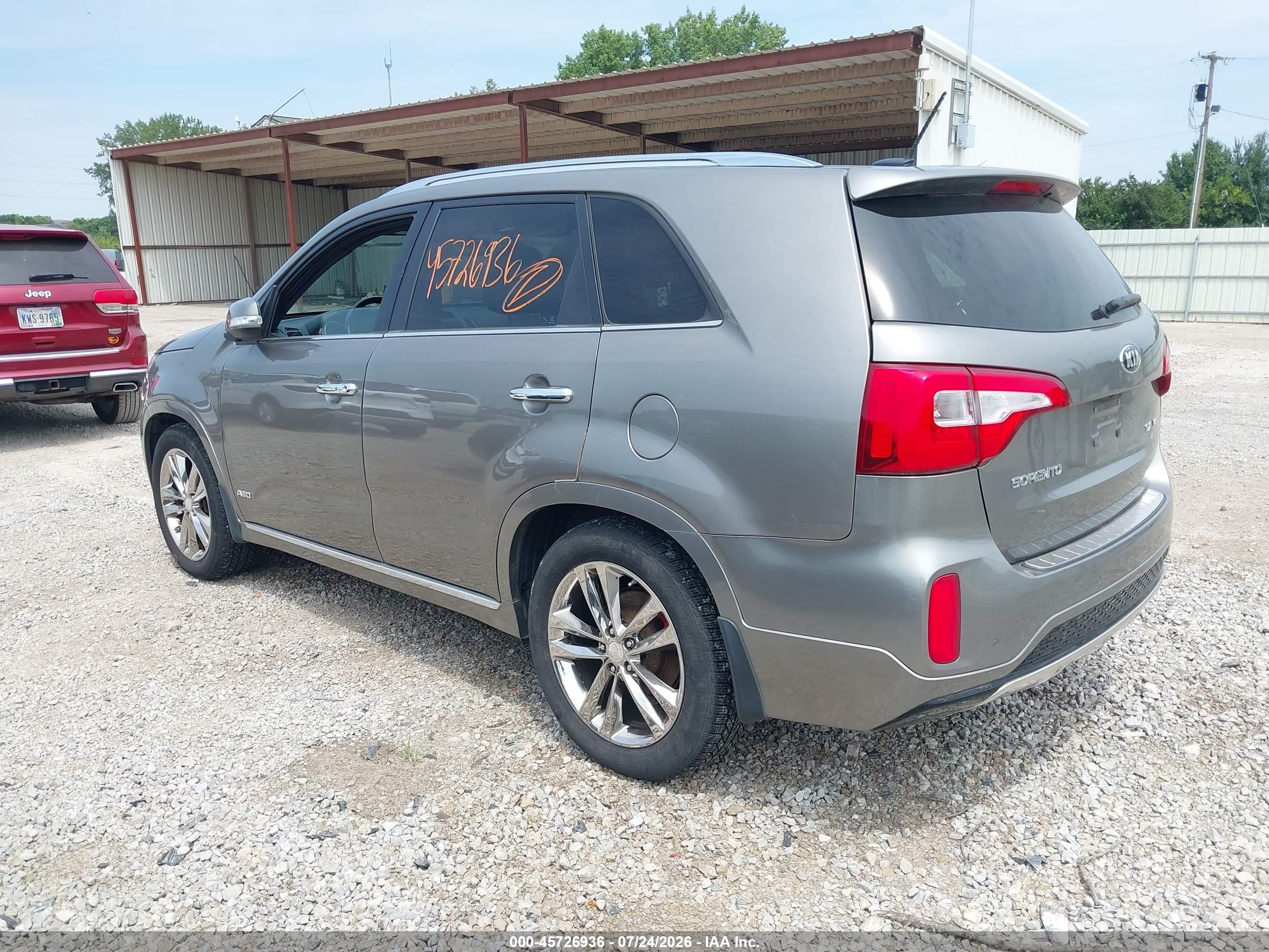 2015 Kia Sorento Limited V6 Gray vin: 5XYKWDA77FG614525