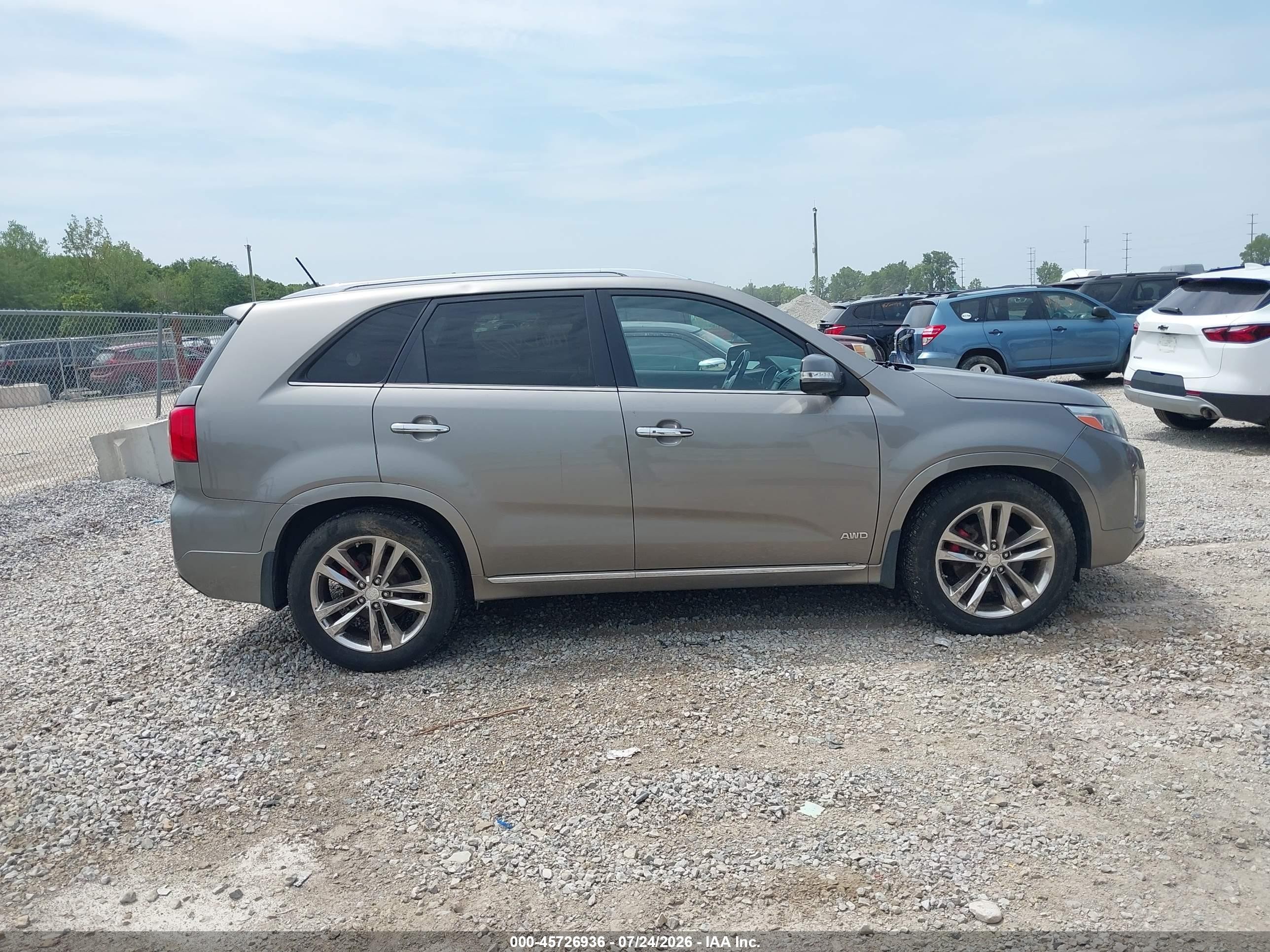 2015 Kia Sorento Limited V6 Gray vin: 5XYKWDA77FG614525
