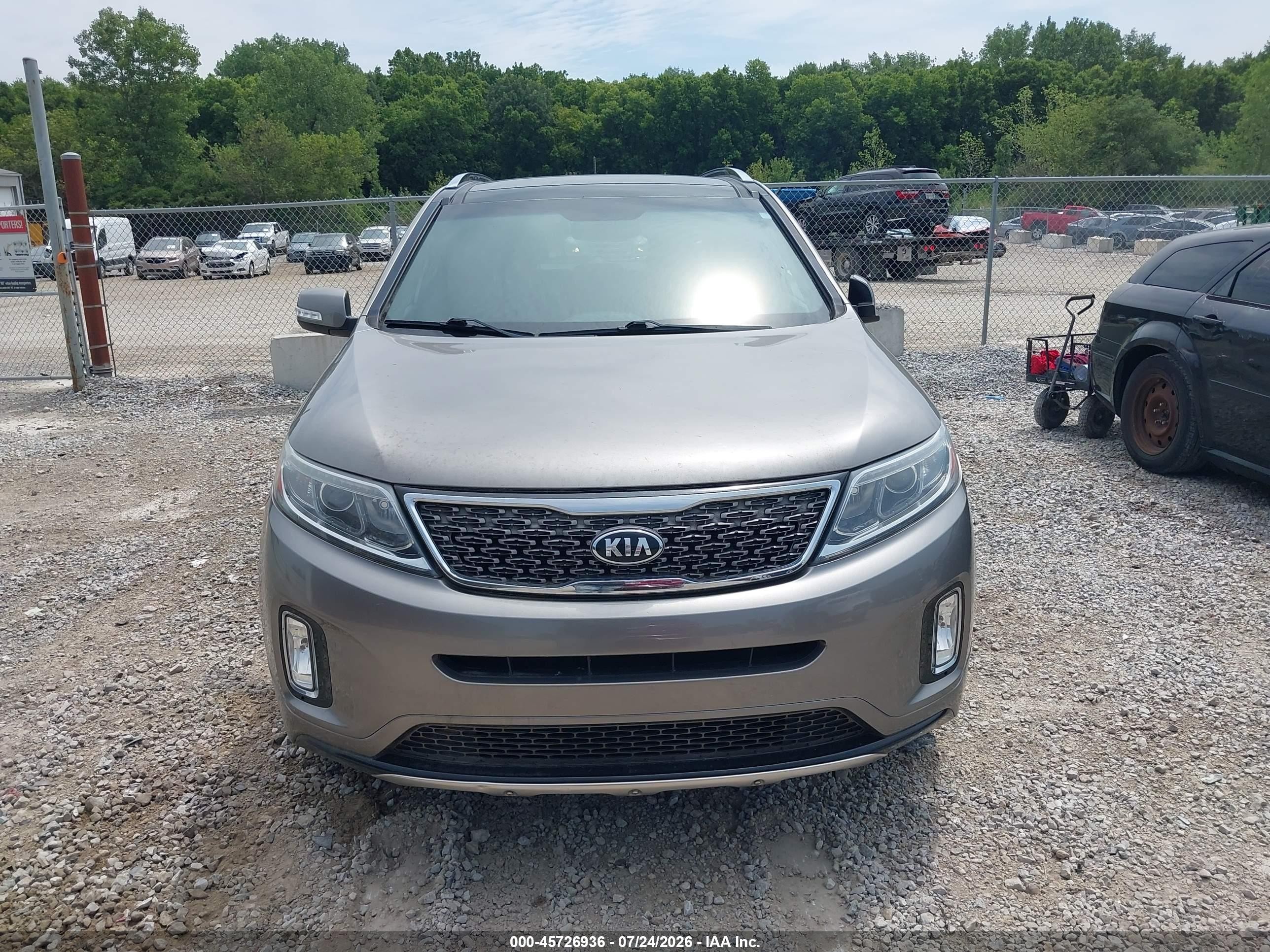 2015 Kia Sorento Limited V6 Gray vin: 5XYKWDA77FG614525