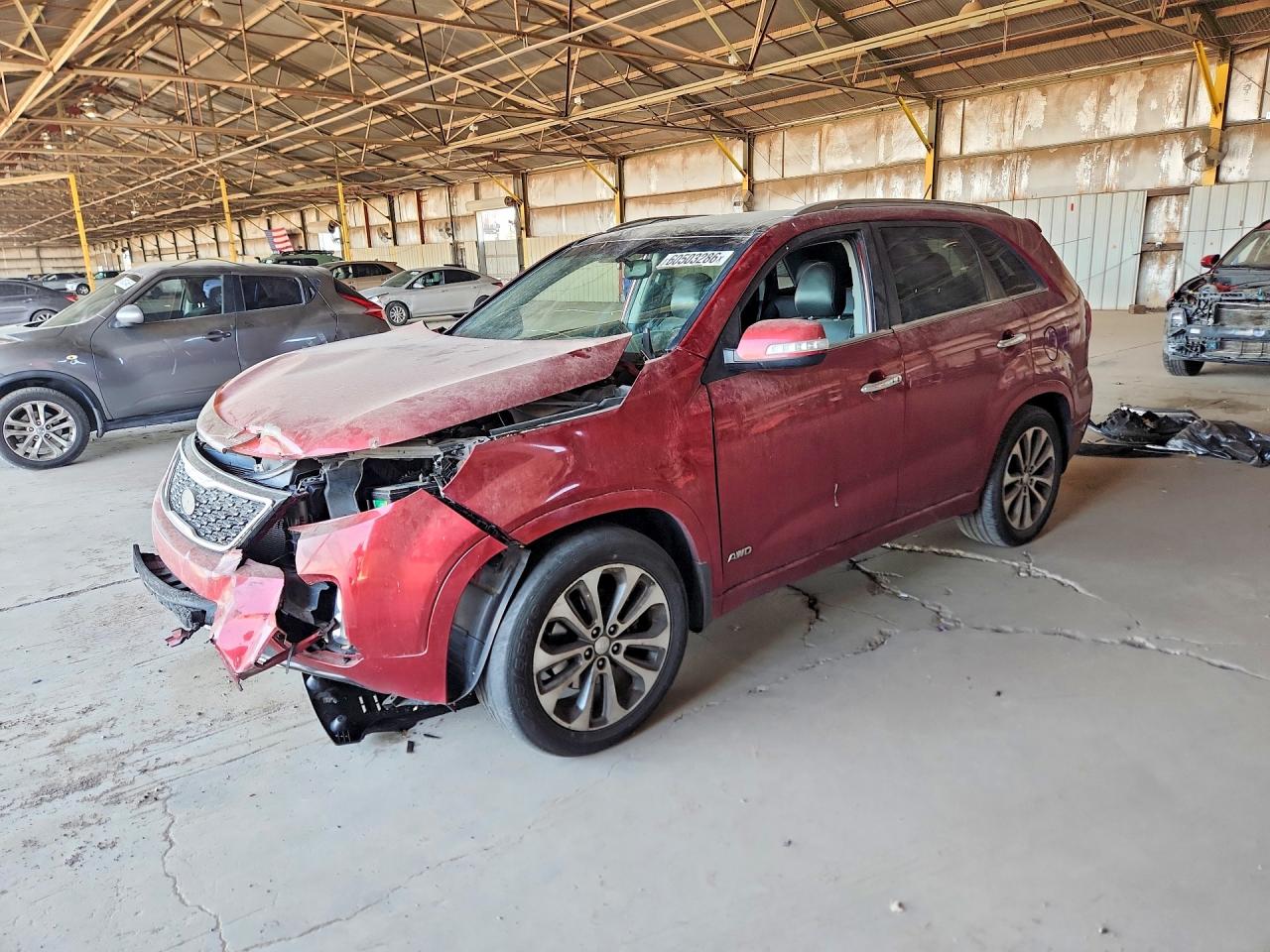 2014 Kia Sorento Sx Red vin: 5XYKWDA78EG550123