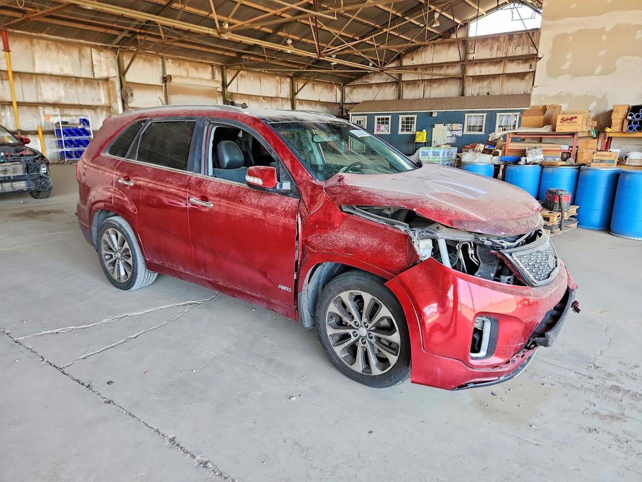 2014 Kia Sorento Sx Red vin: 5XYKWDA78EG550123