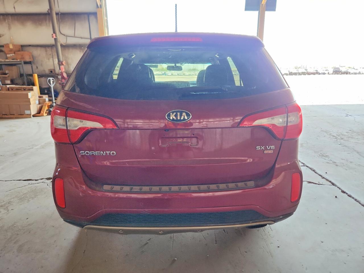 2014 Kia Sorento Sx Red vin: 5XYKWDA78EG550123