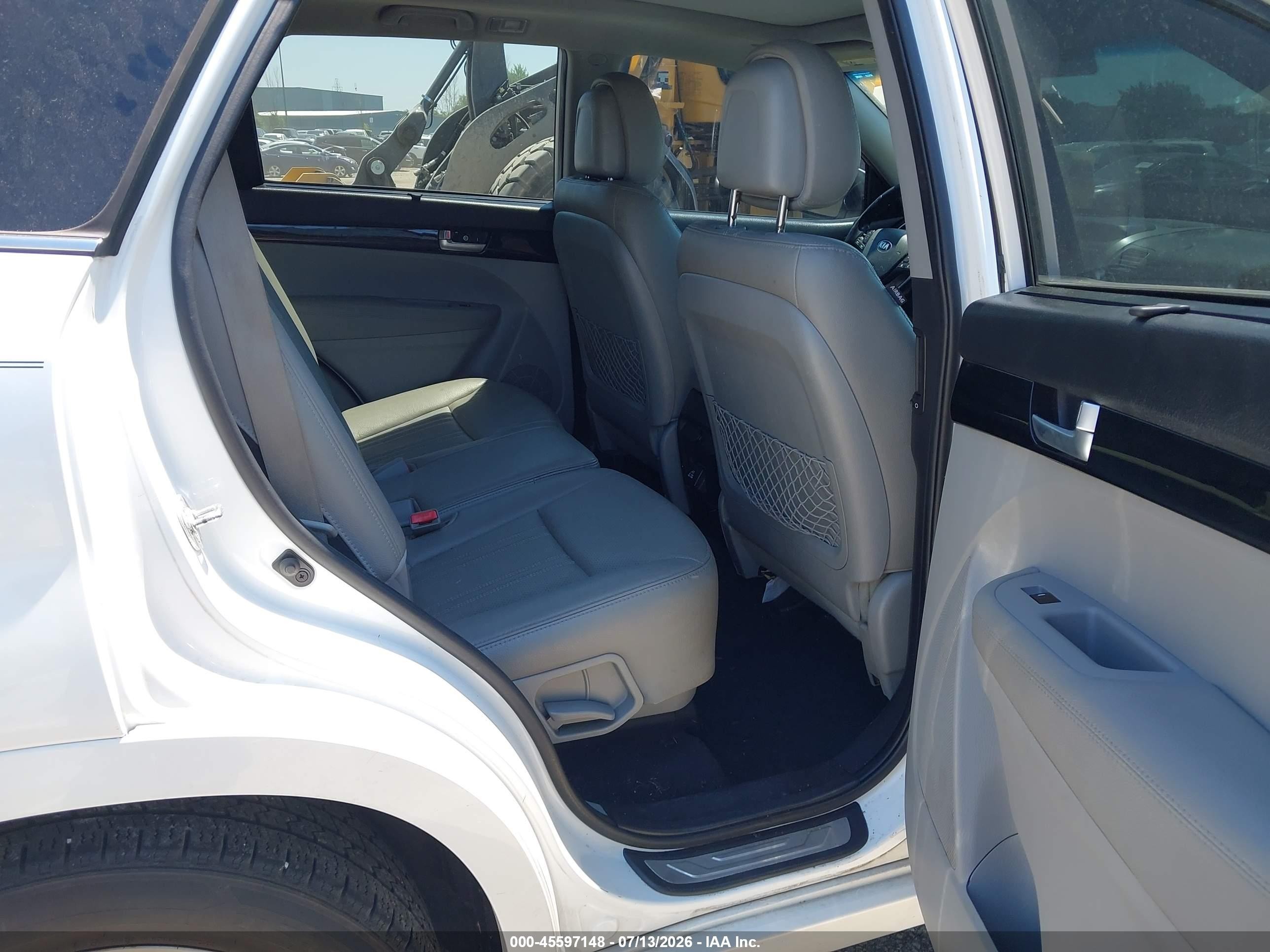 2015 Kia Sorento Sx V6 White vin: 5XYKWDA78FG556828