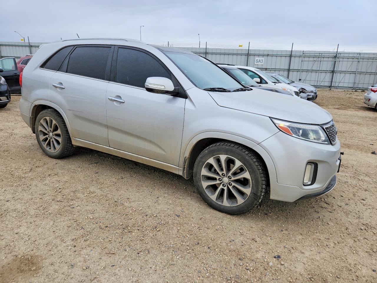 2015 Kia Sorento Sx Silver vin: 5XYKWDA78FG575749