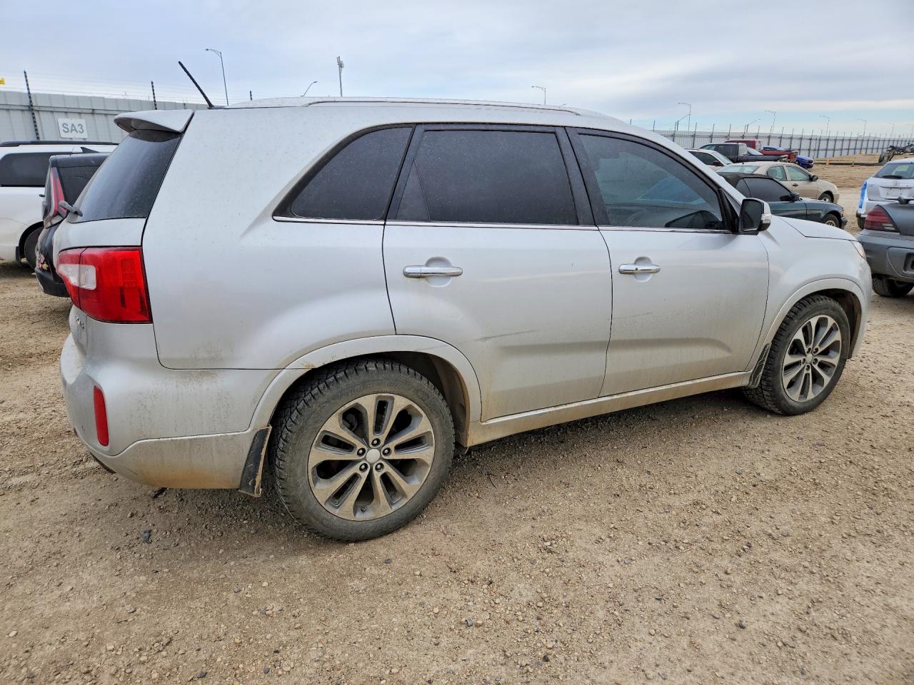 2015 Kia Sorento Sx Silver vin: 5XYKWDA78FG575749