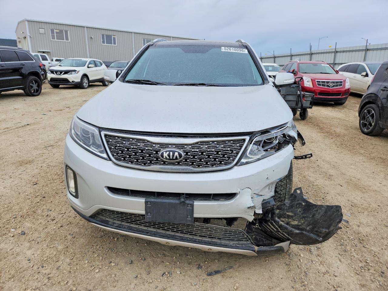 2015 Kia Sorento Sx Silver vin: 5XYKWDA78FG575749