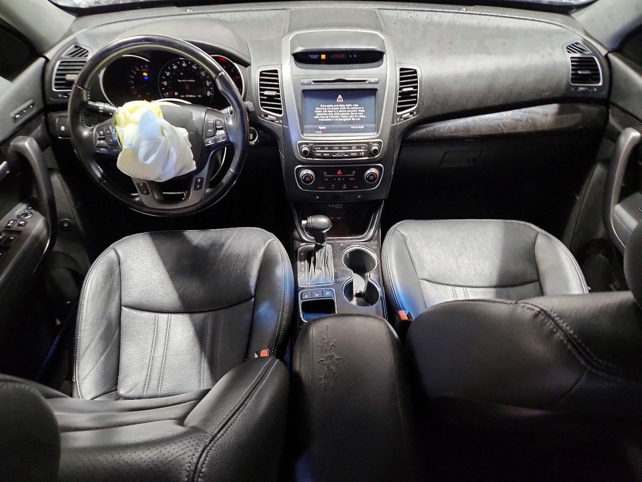 2014 Kia Sorento Sx White vin: 5XYKWDA79EG502694