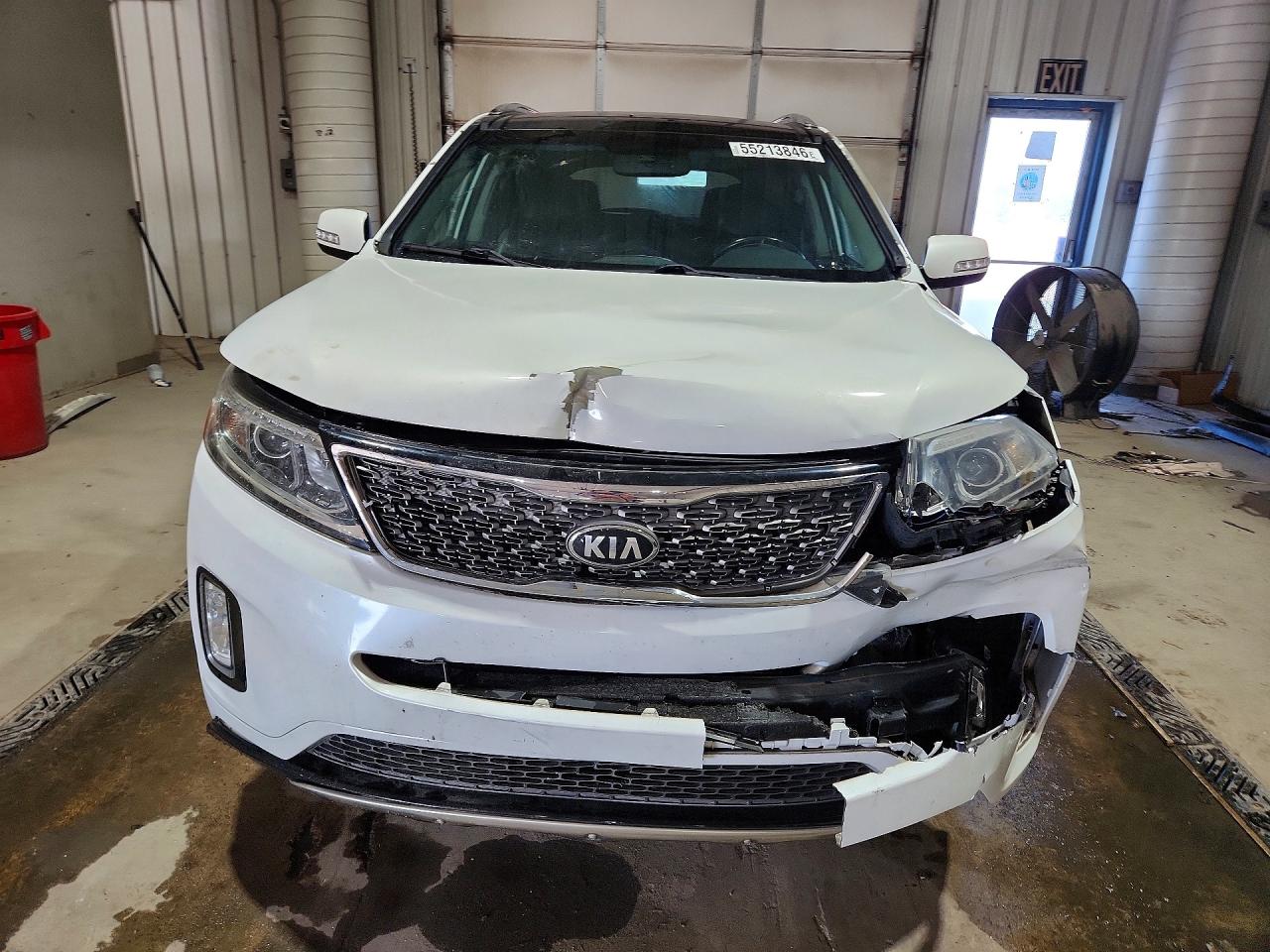 2014 Kia Sorento Sx White vin: 5XYKWDA79EG502694