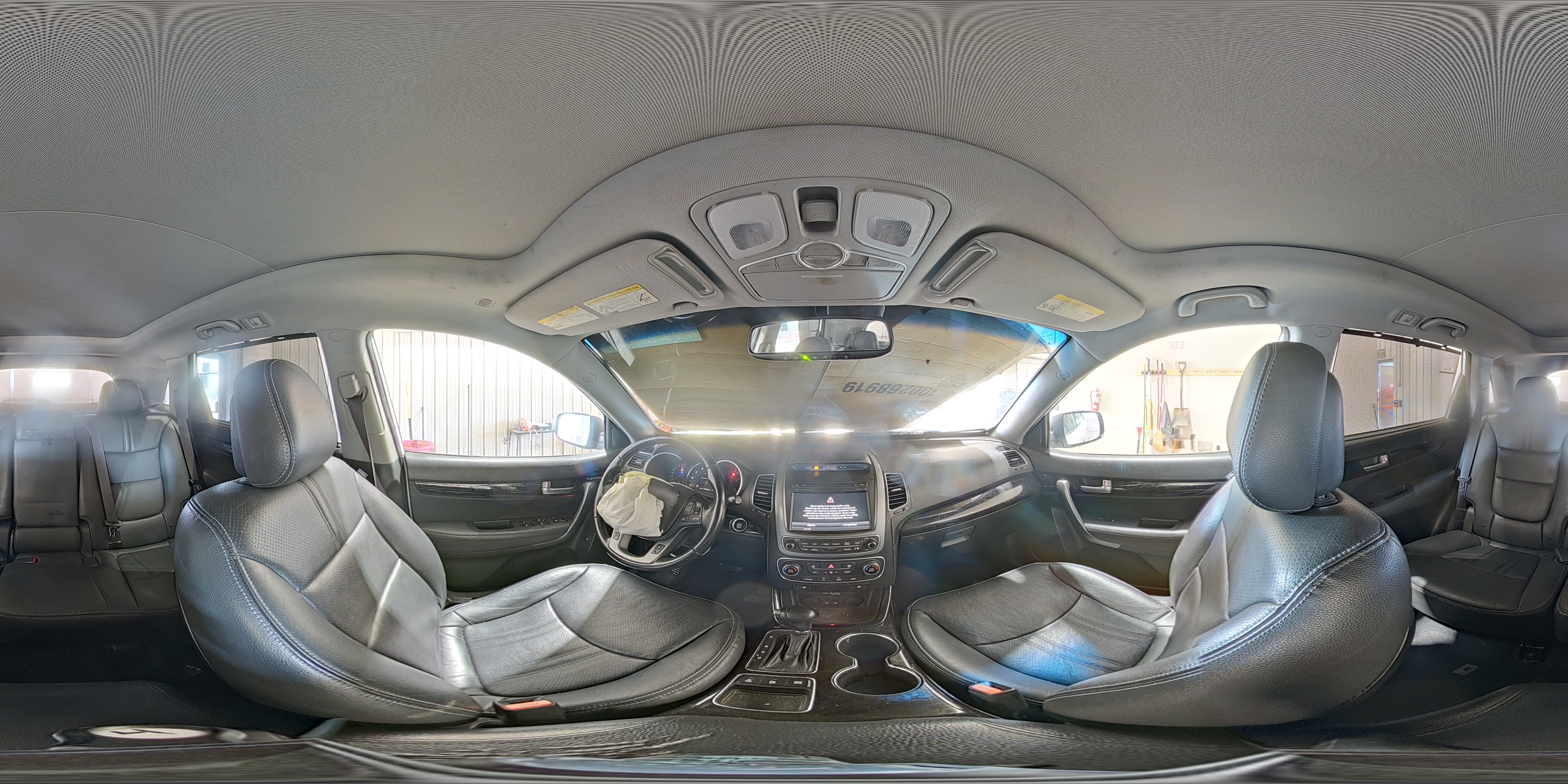 2014 Kia Sorento Sx White vin: 5XYKWDA79EG502694