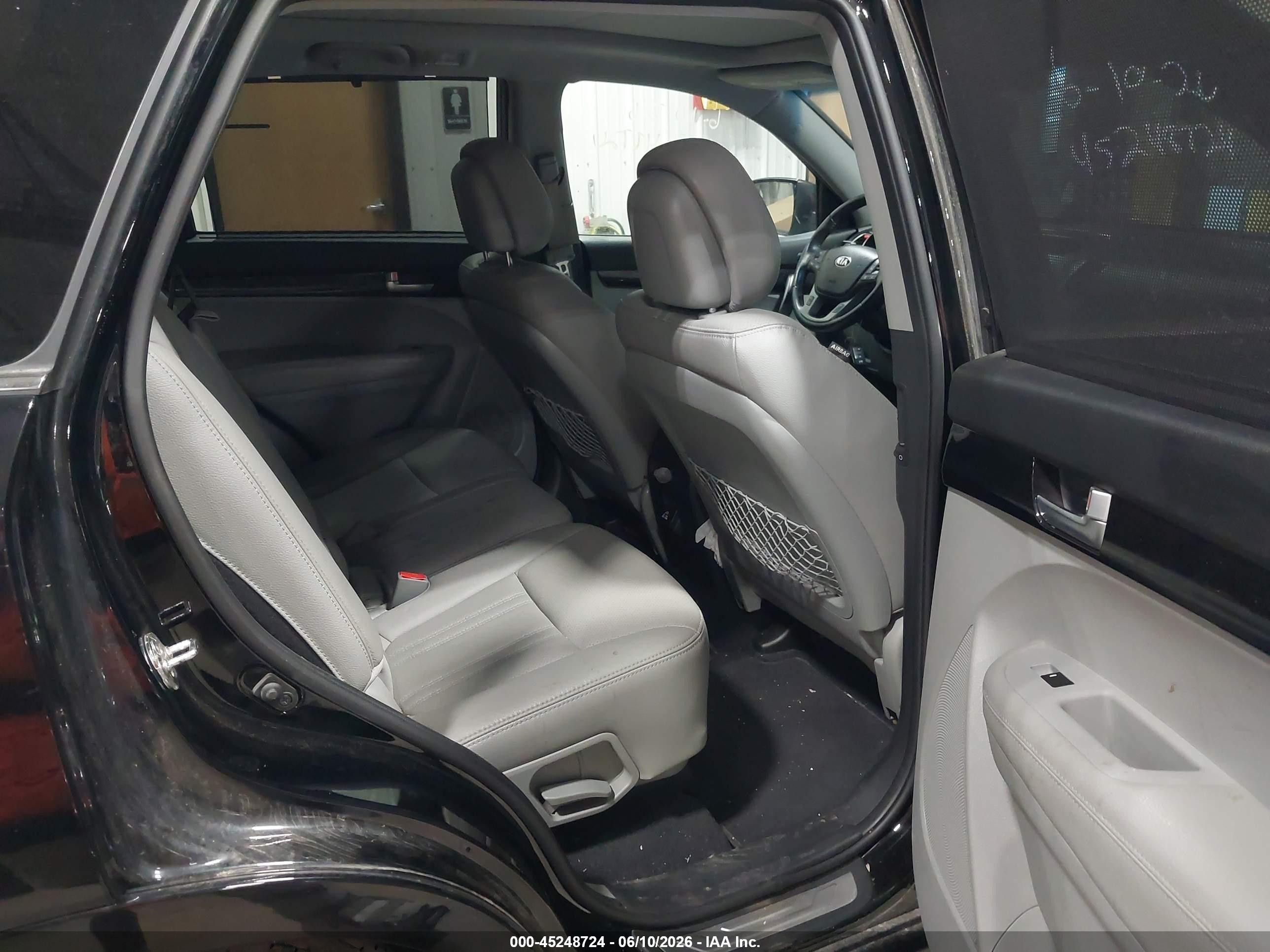 2014 Kia Sorento Sx V6 Black vin: 5XYKWDA79EG511735