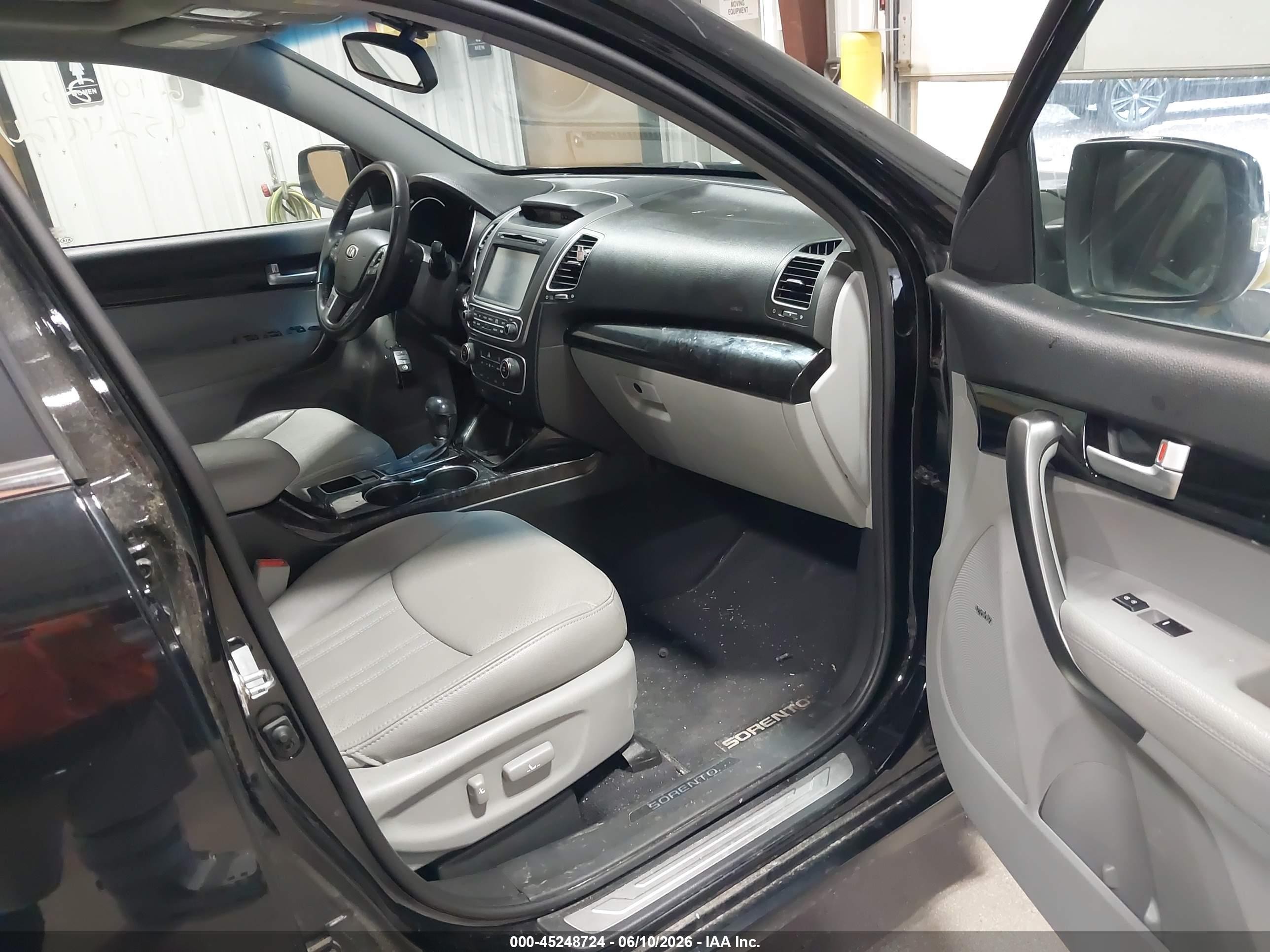 2014 Kia Sorento Sx V6 Black vin: 5XYKWDA79EG511735