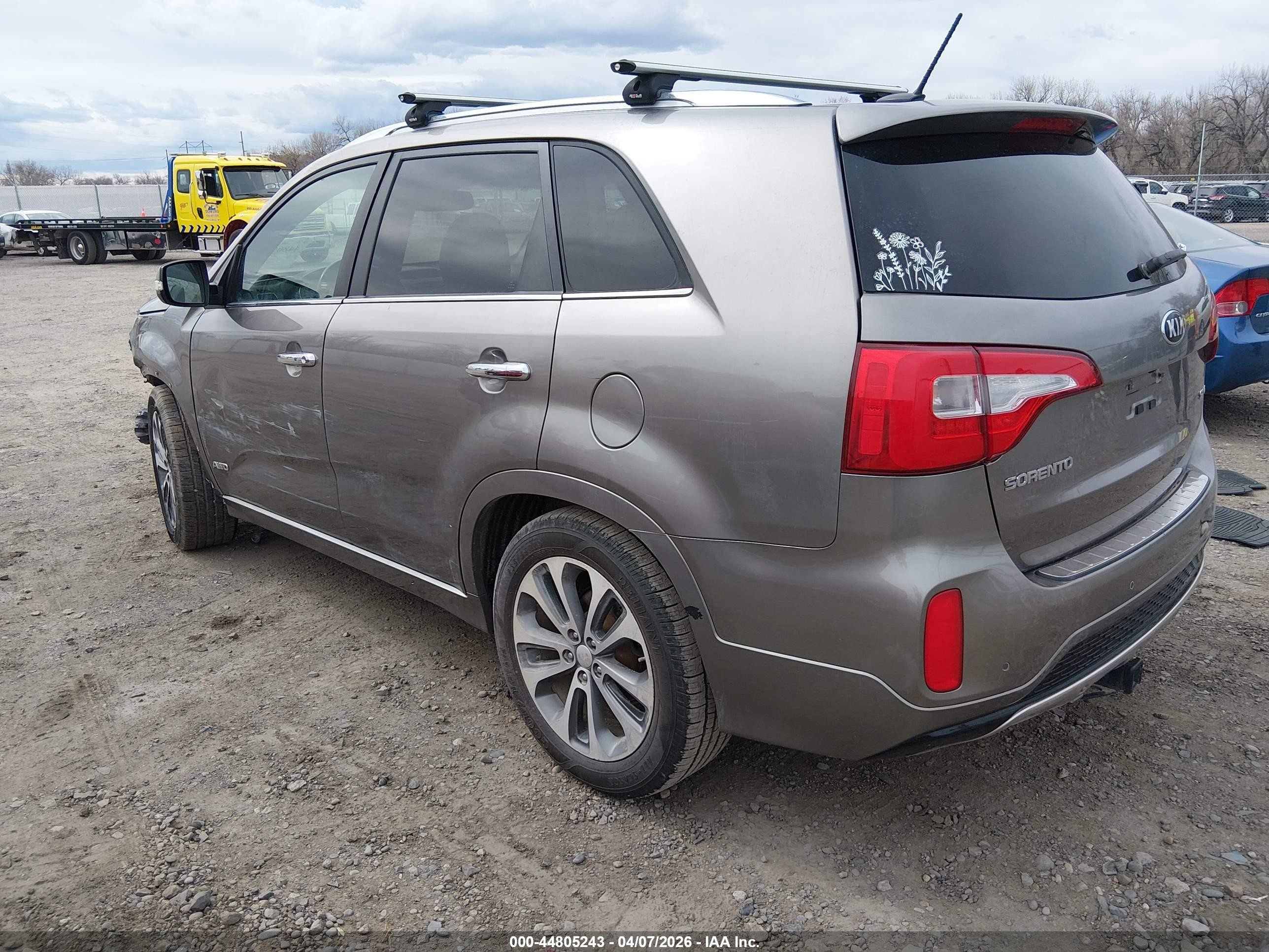 2015 Kia Sorento Sx V6 Black vin: 5XYKWDA79FG619161