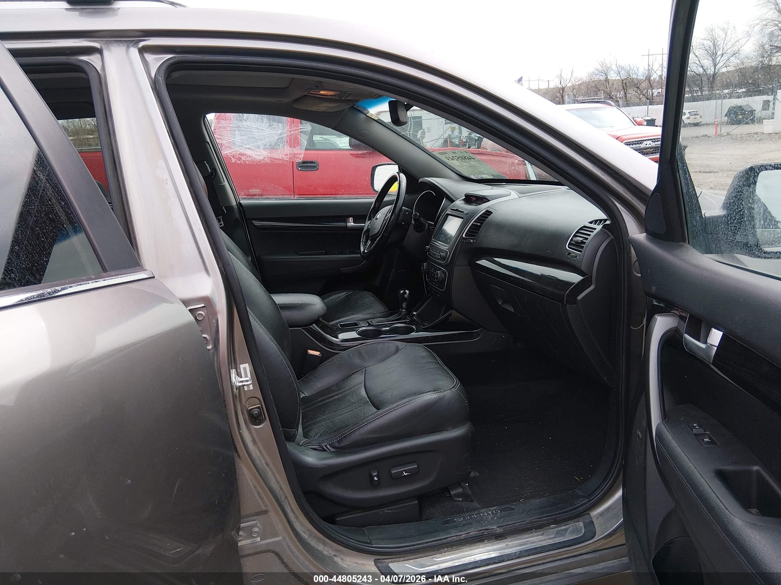 2015 Kia Sorento Sx V6 Black vin: 5XYKWDA79FG619161