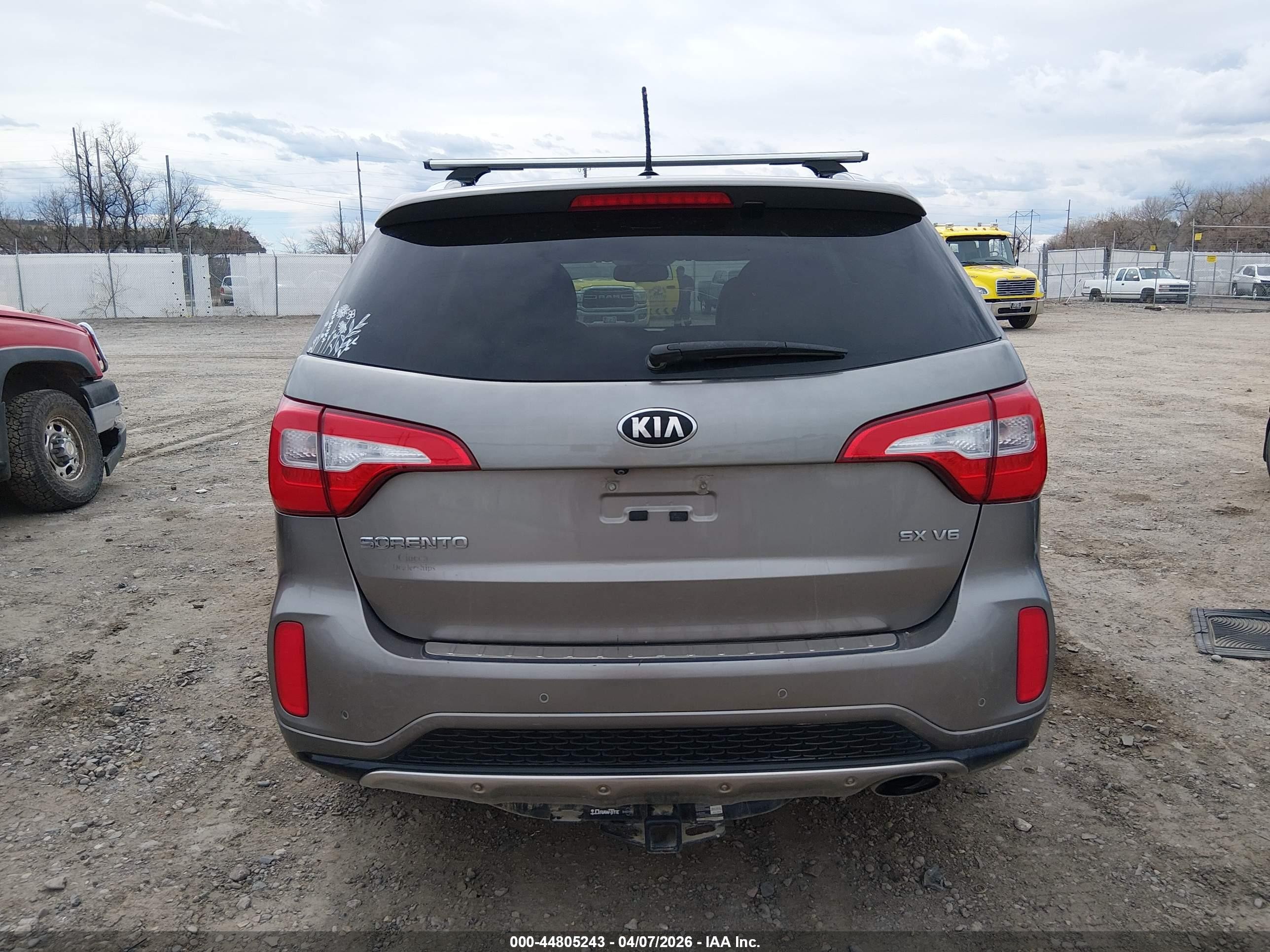 2015 Kia Sorento Sx V6 Black vin: 5XYKWDA79FG619161