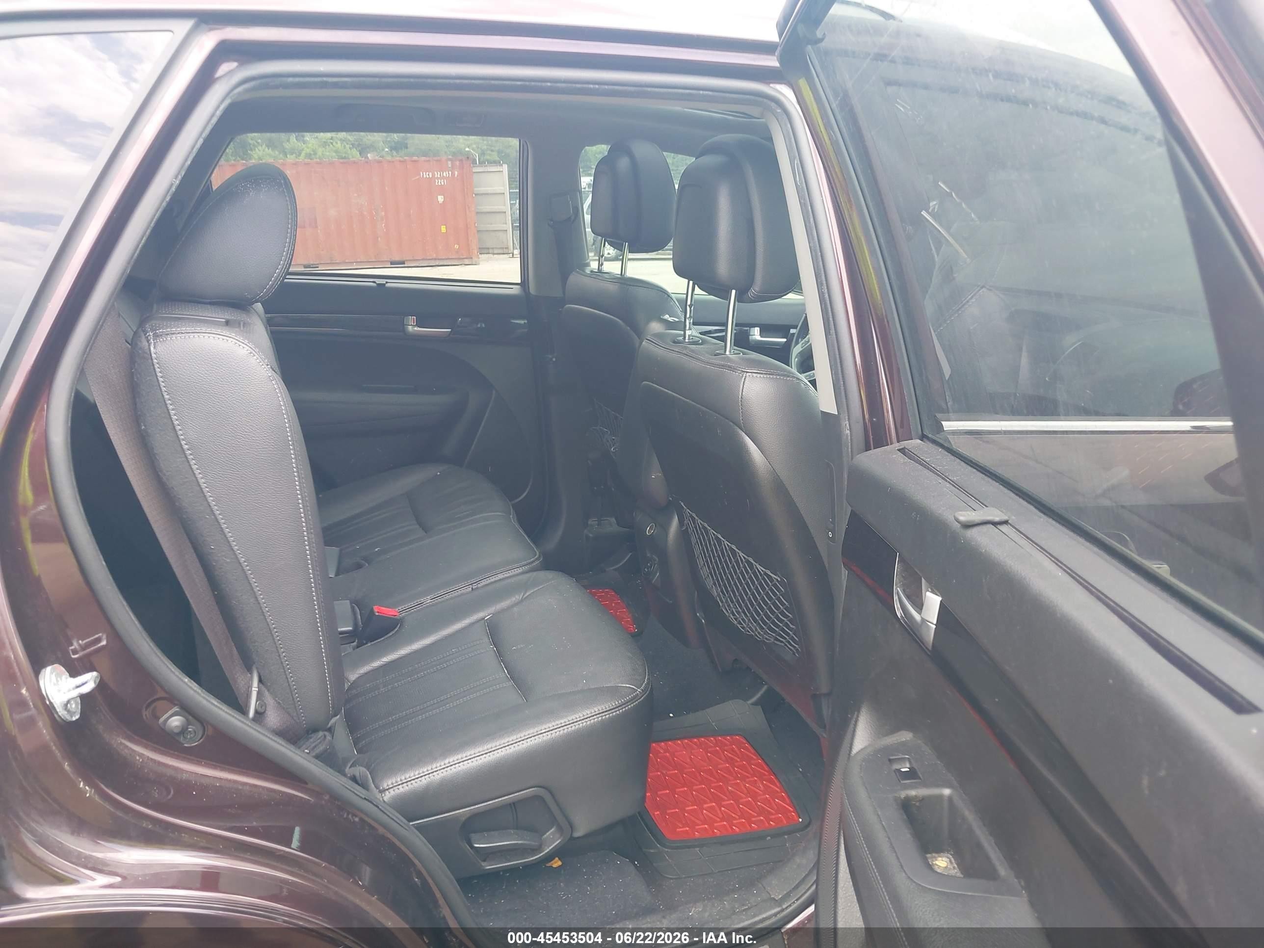 2014 Kia Sorento Sx V6 Темно-бордовый vin: 5XYKWDA7XEG538605