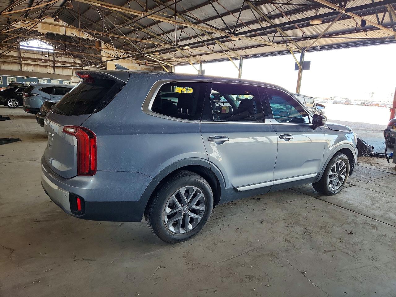 2023 Kia Telluride Lx Gray vin: 5XYP24GC3PG349903