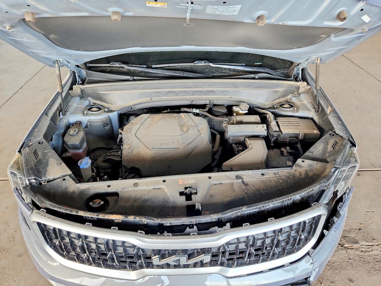 2023 Kia Telluride Lx Gray vin: 5XYP24GC3PG349903