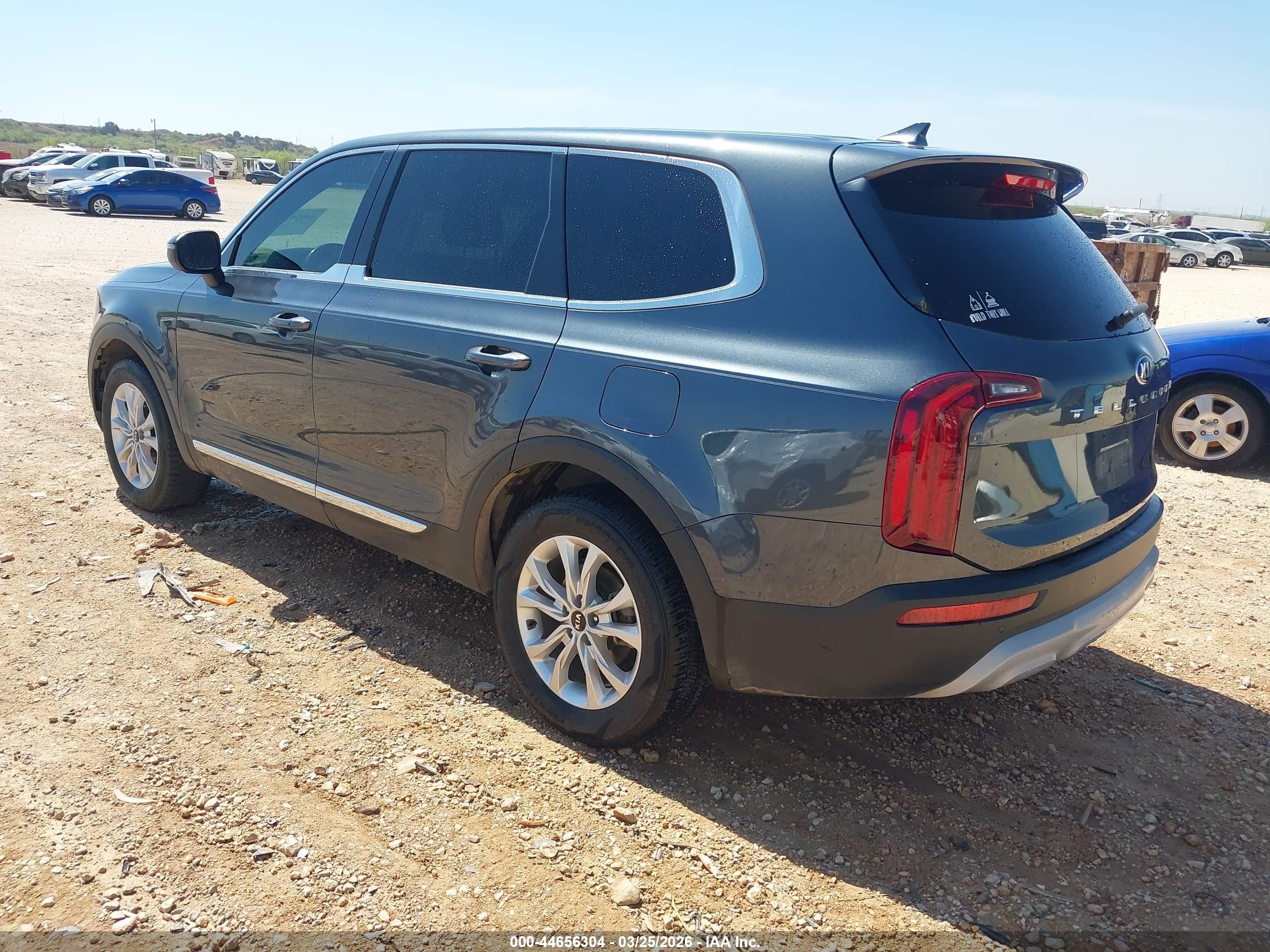 2020 Kia Telluride Lx Серый vin: 5XYP24HC1LG069034
