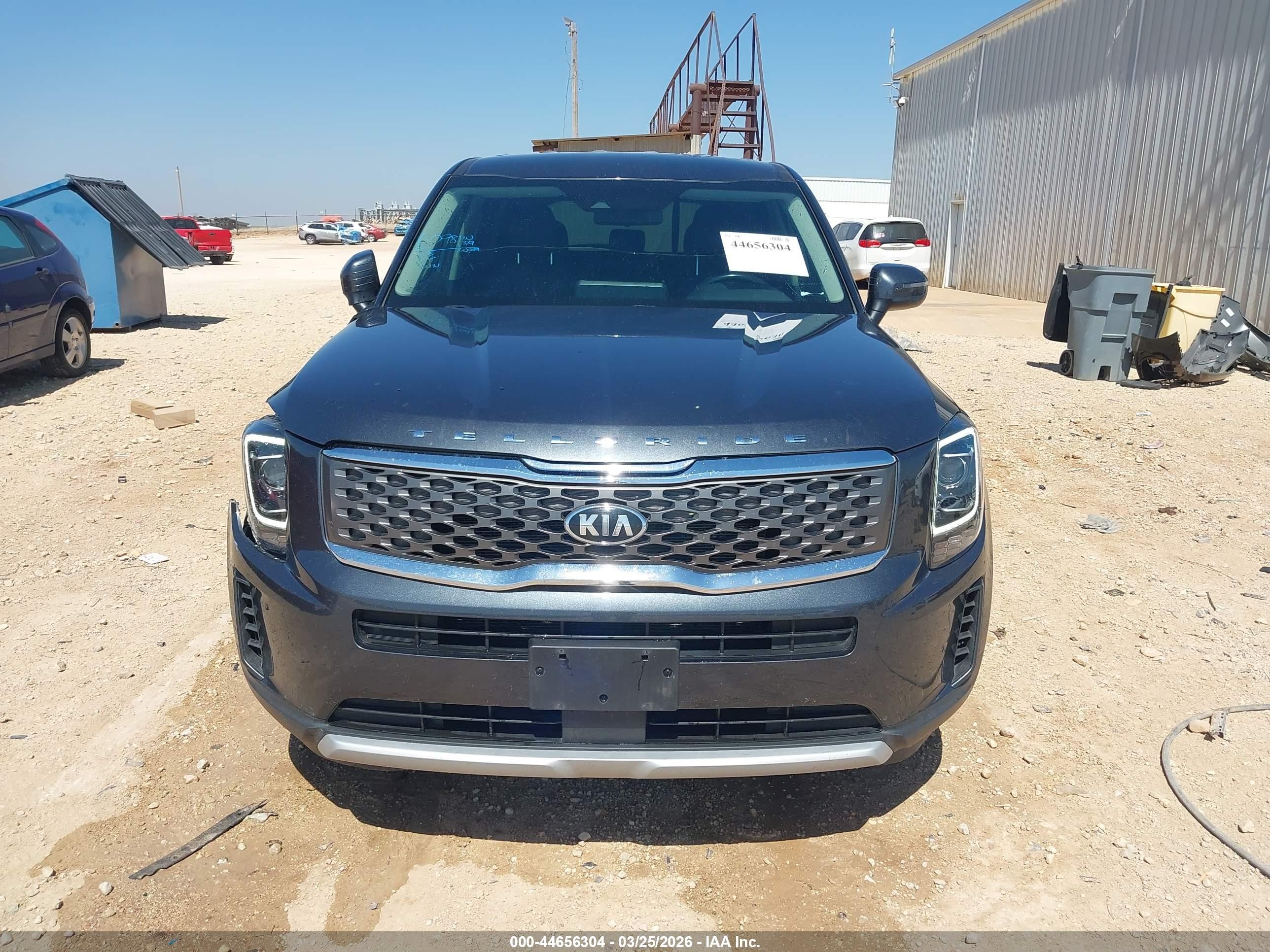 2020 Kia Telluride Lx Серый vin: 5XYP24HC1LG069034
