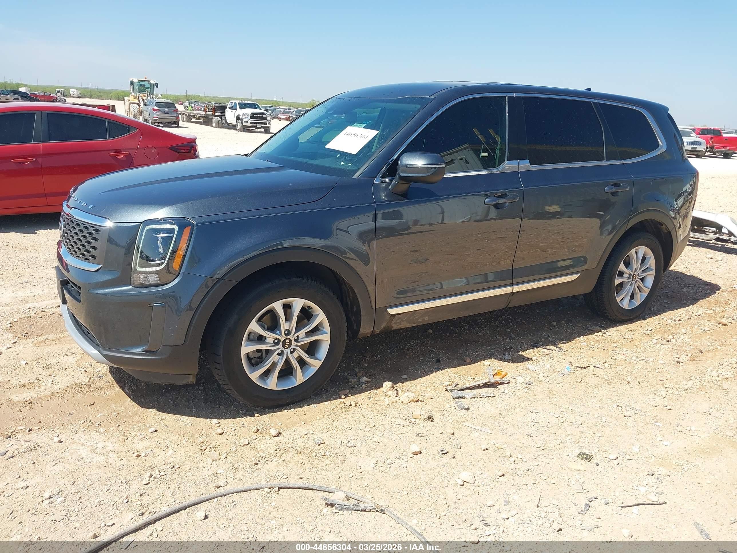 2020 Kia Telluride Lx Серый vin: 5XYP24HC1LG069034