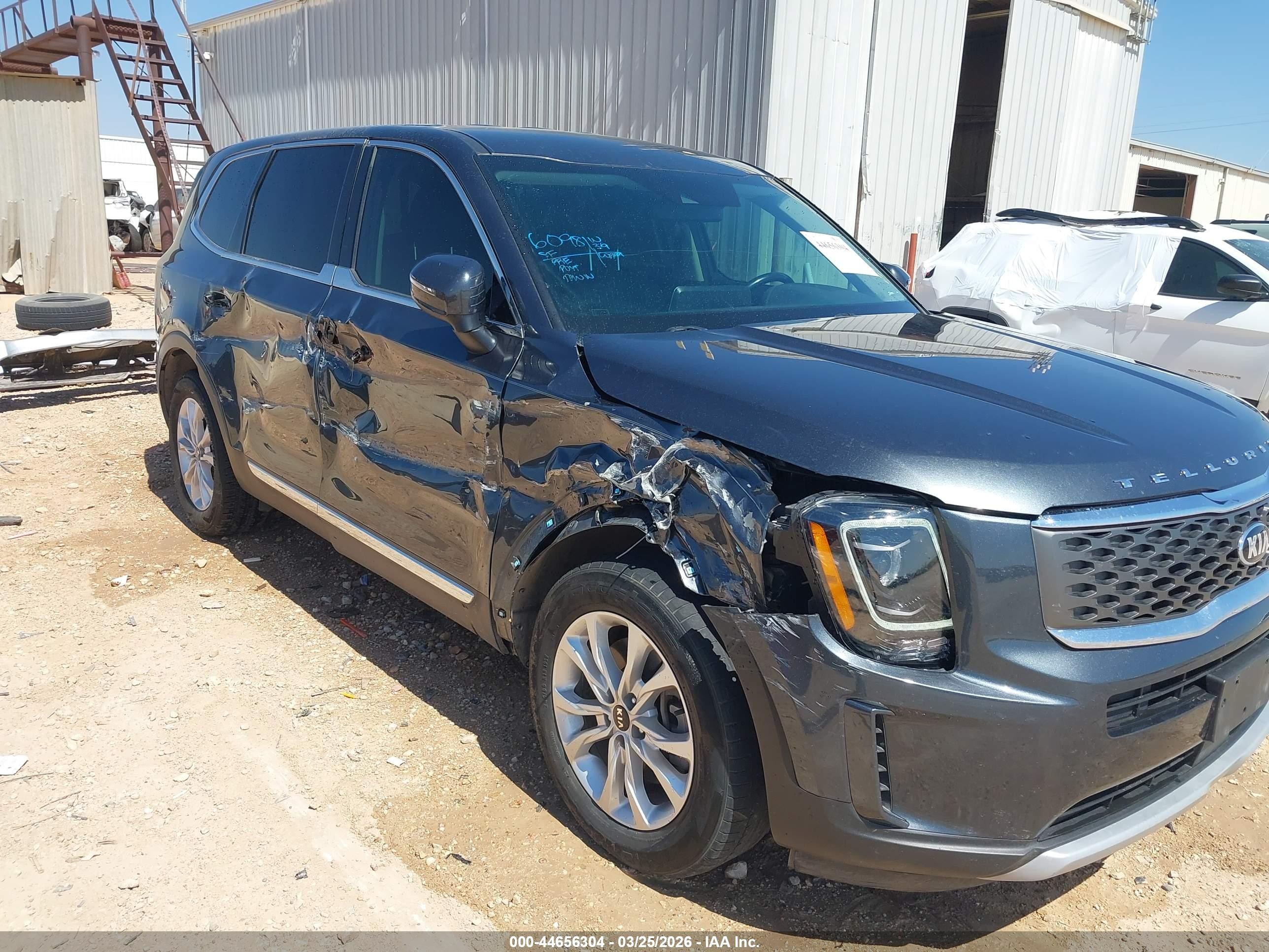 2020 Kia Telluride Lx Серый vin: 5XYP24HC1LG069034