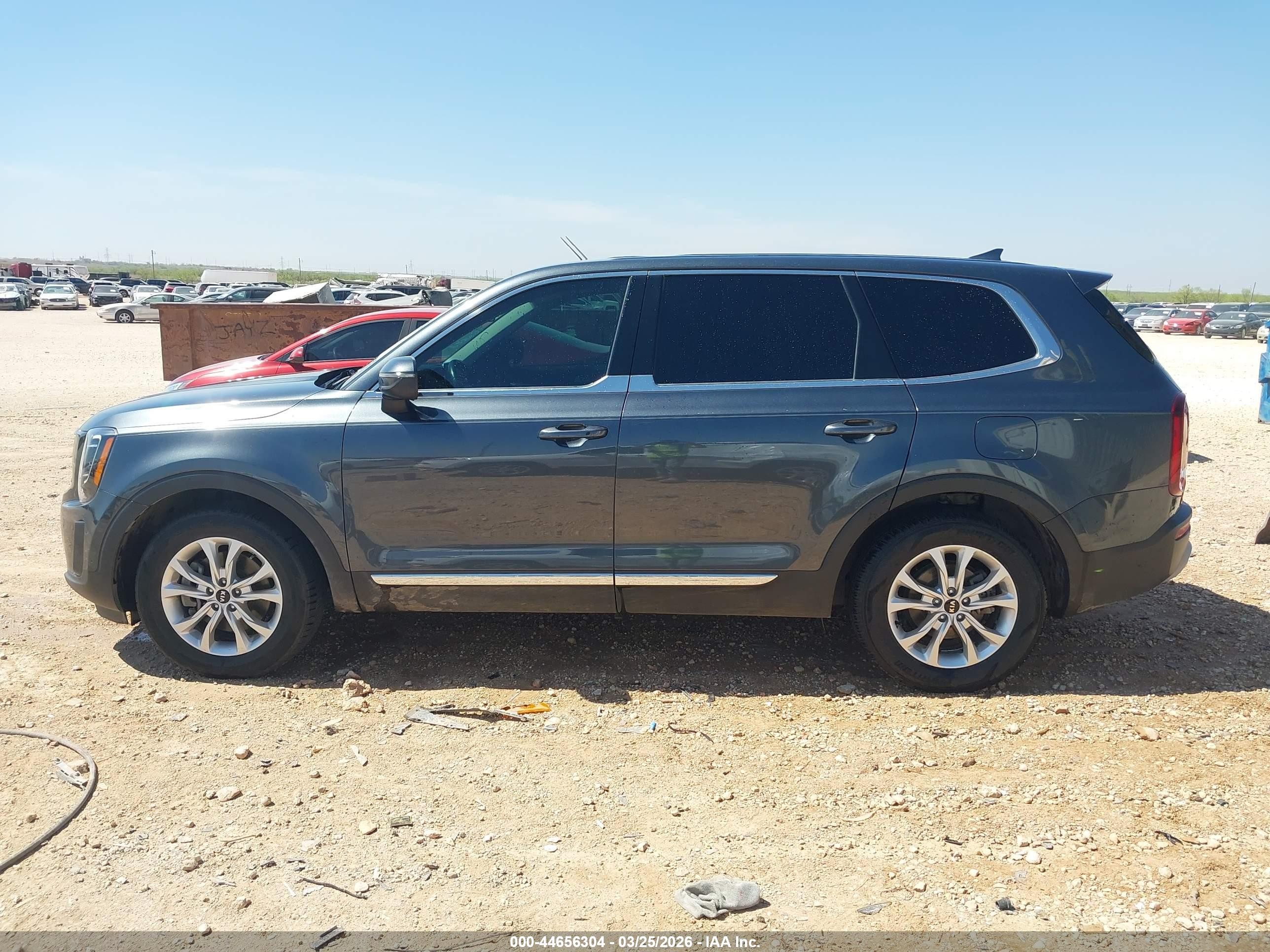 2020 Kia Telluride Lx Серый vin: 5XYP24HC1LG069034