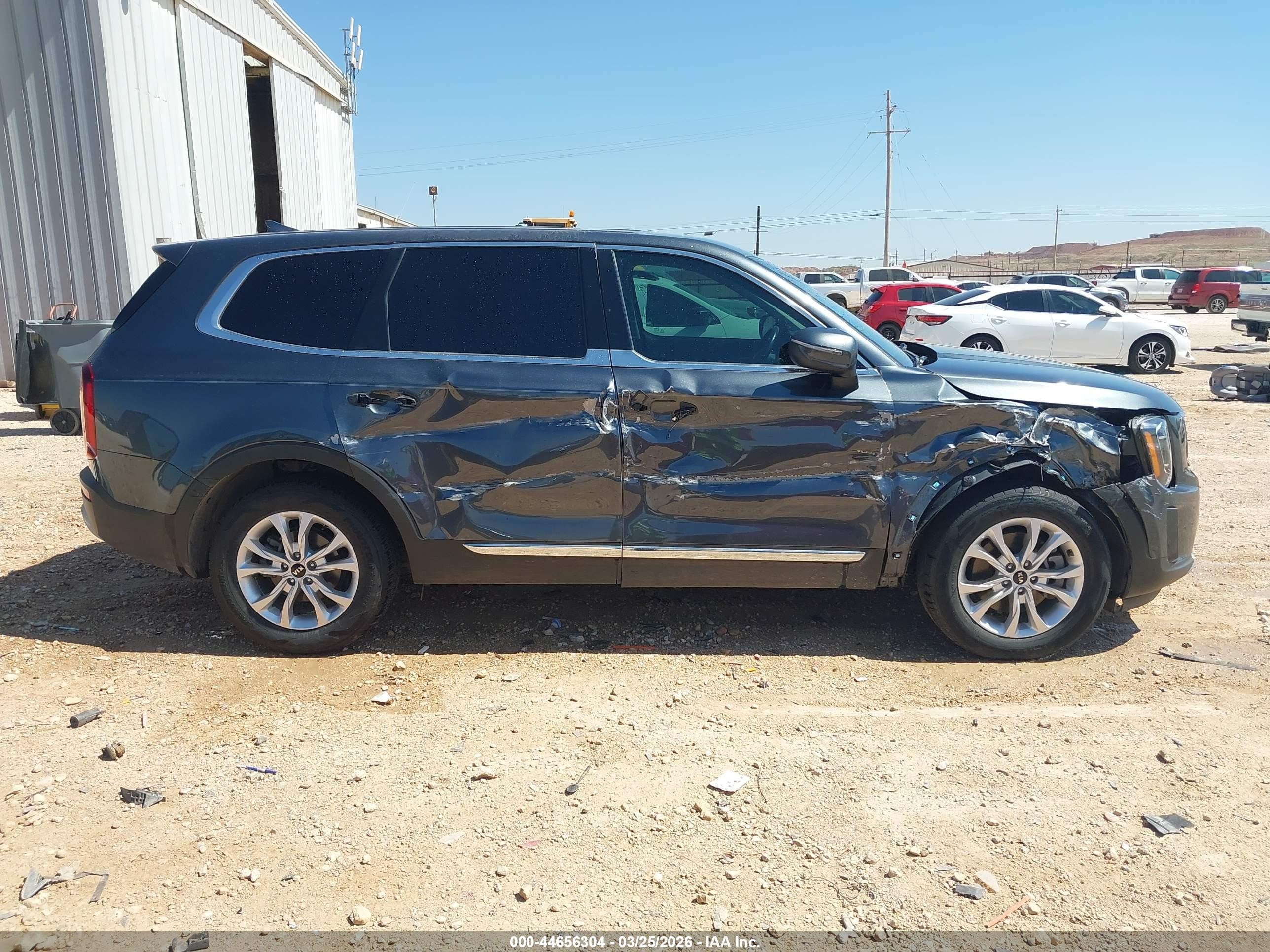 2020 Kia Telluride Lx Серый vin: 5XYP24HC1LG069034
