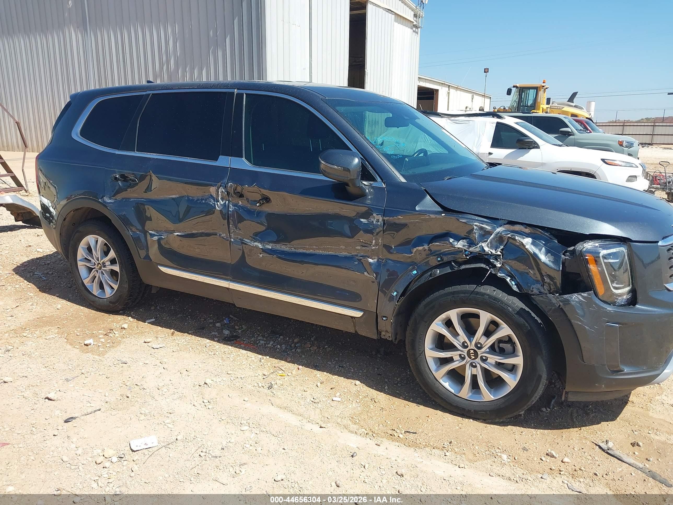 2020 Kia Telluride Lx Серый vin: 5XYP24HC1LG069034