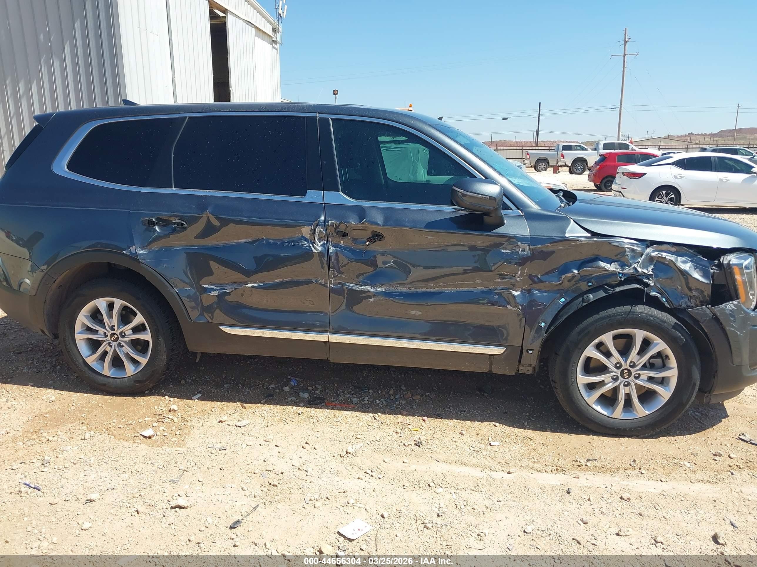 2020 Kia Telluride Lx Серый vin: 5XYP24HC1LG069034