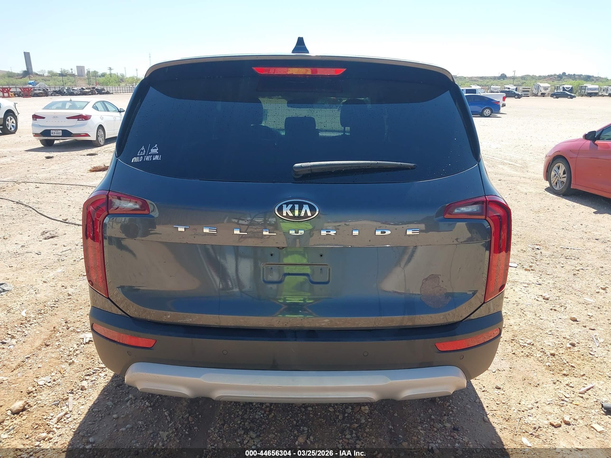 2020 Kia Telluride Lx Серый vin: 5XYP24HC1LG069034