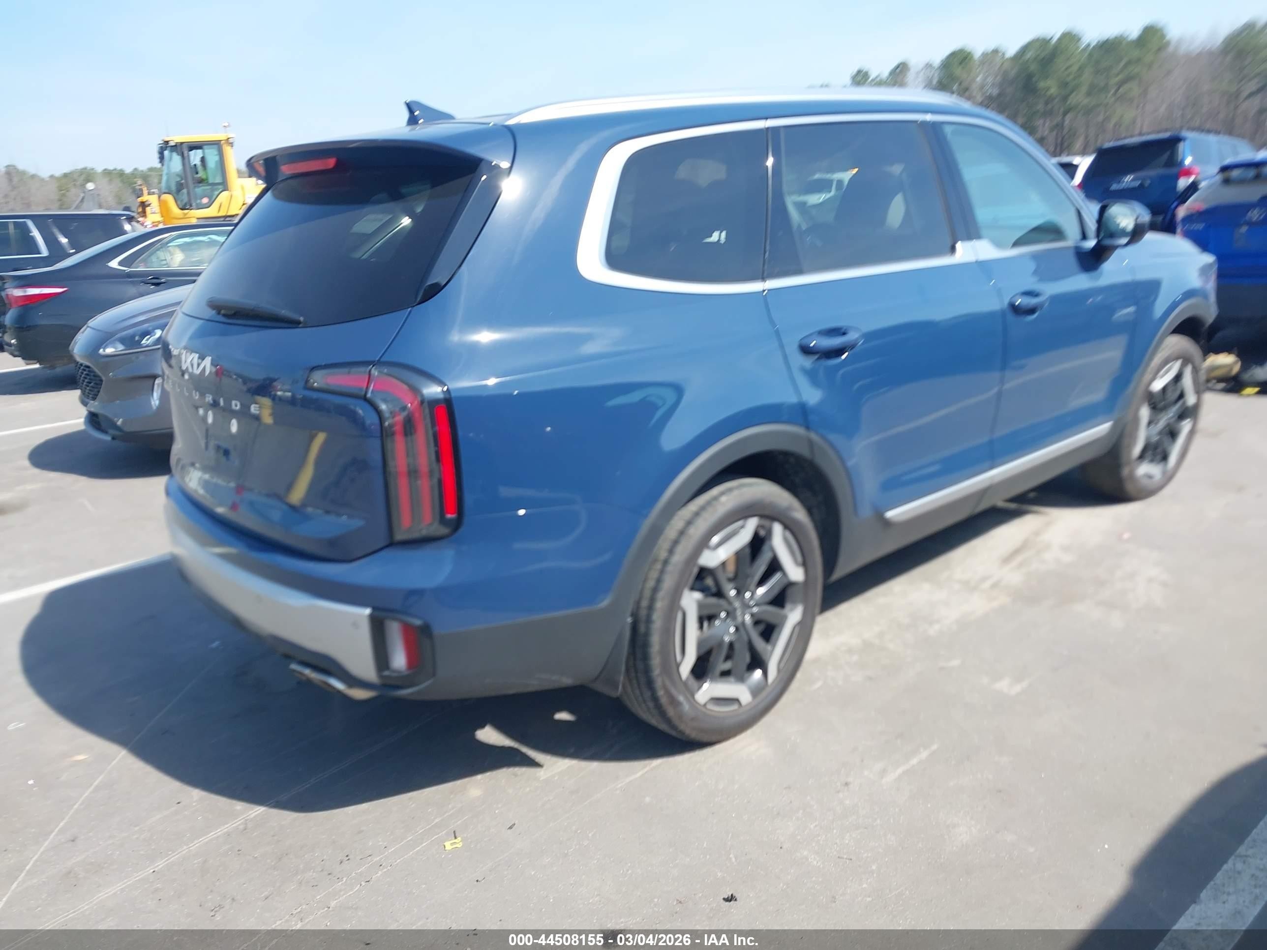 2023 Kia Telluride Ex Синий vin: 5XYP34GC7PG406049