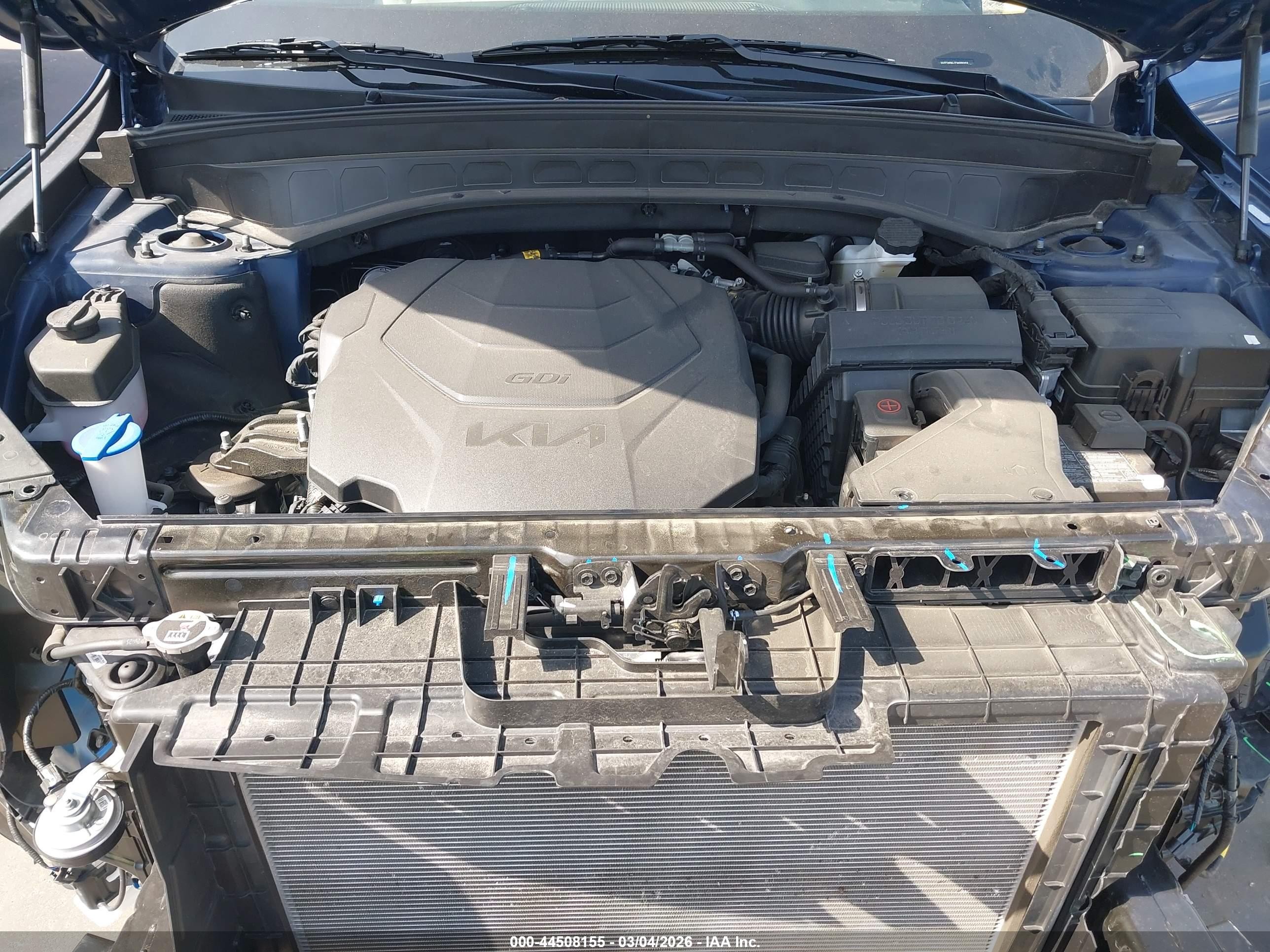 2023 Kia Telluride Ex Синий vin: 5XYP34GC7PG406049