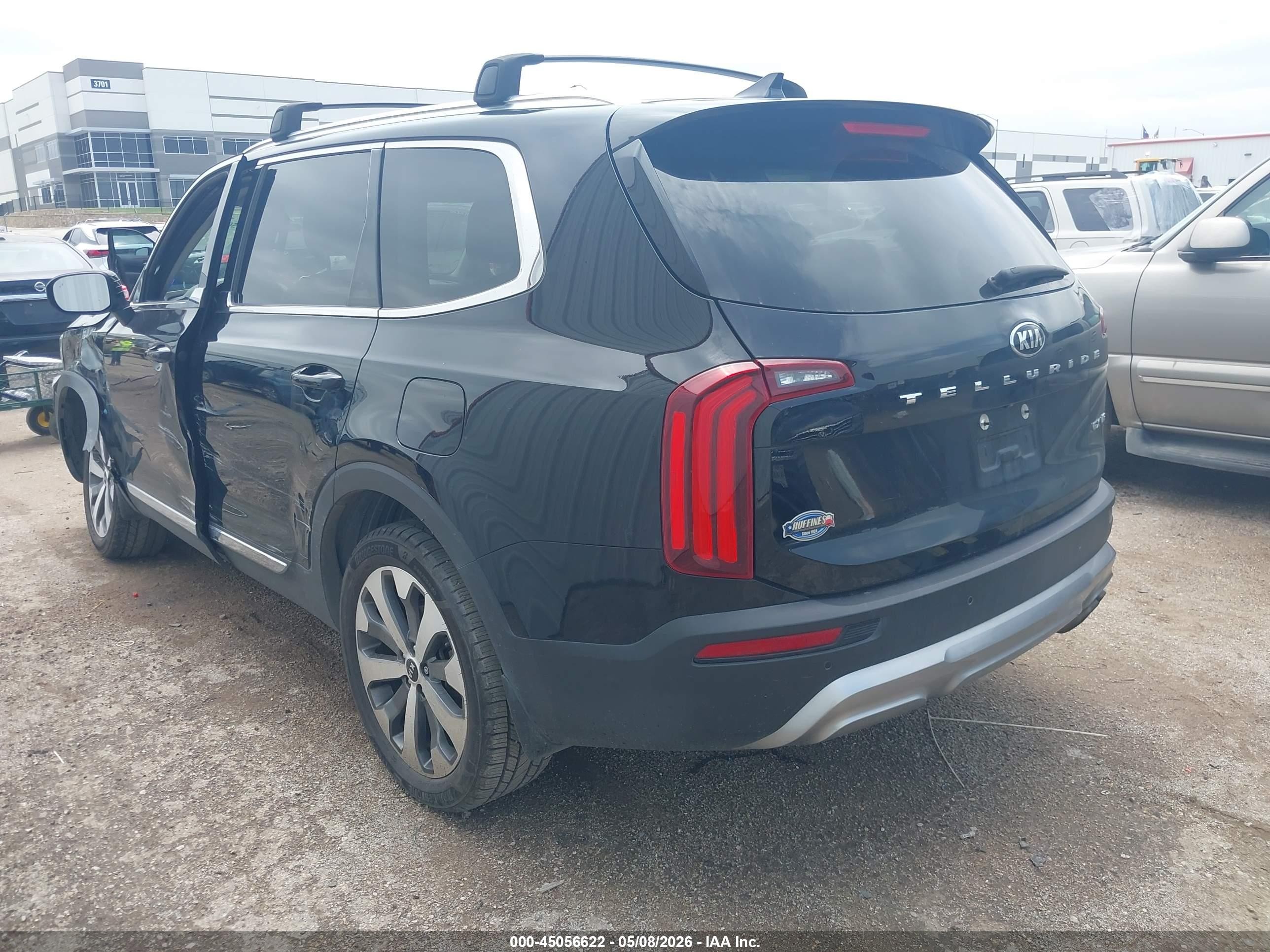 2020 Kia Telluride Ex Черный vin: 5XYP34HC0LG079115