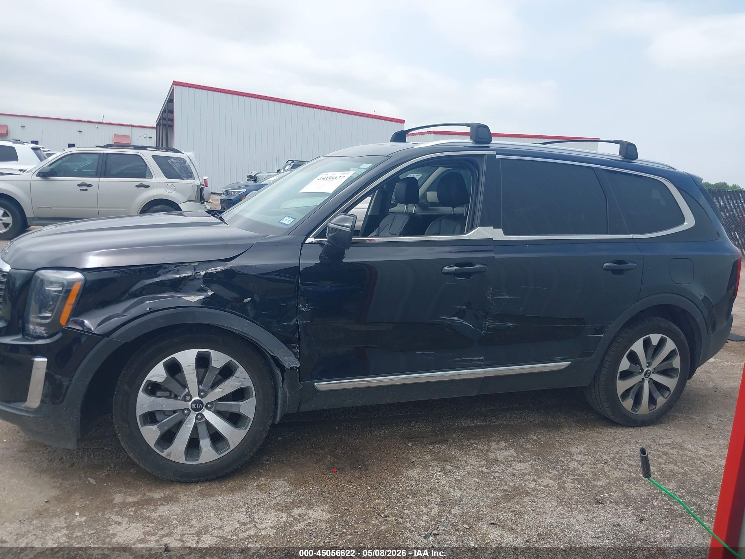 2020 Kia Telluride Ex Черный vin: 5XYP34HC0LG079115