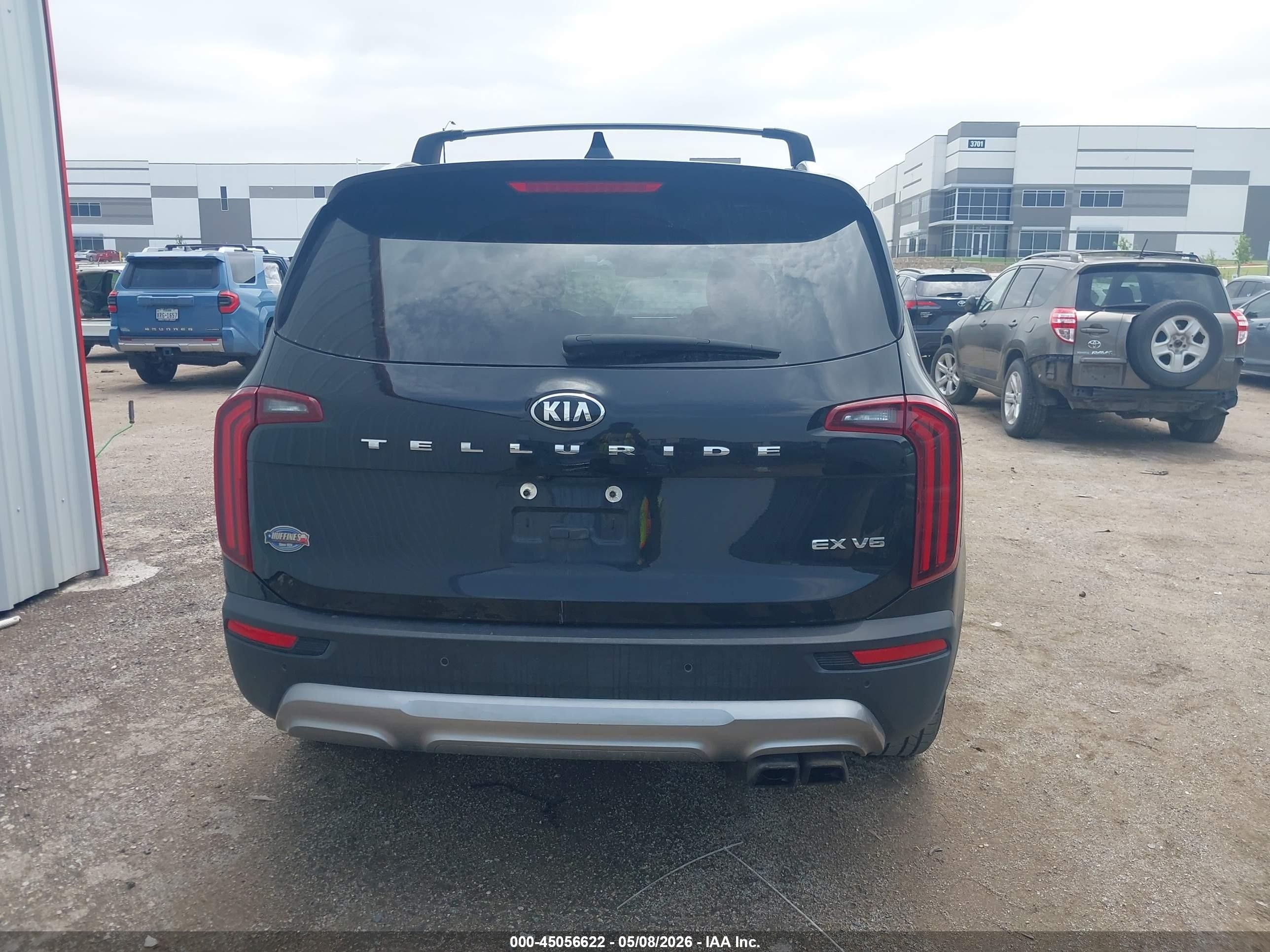 2020 Kia Telluride Ex Черный vin: 5XYP34HC0LG079115