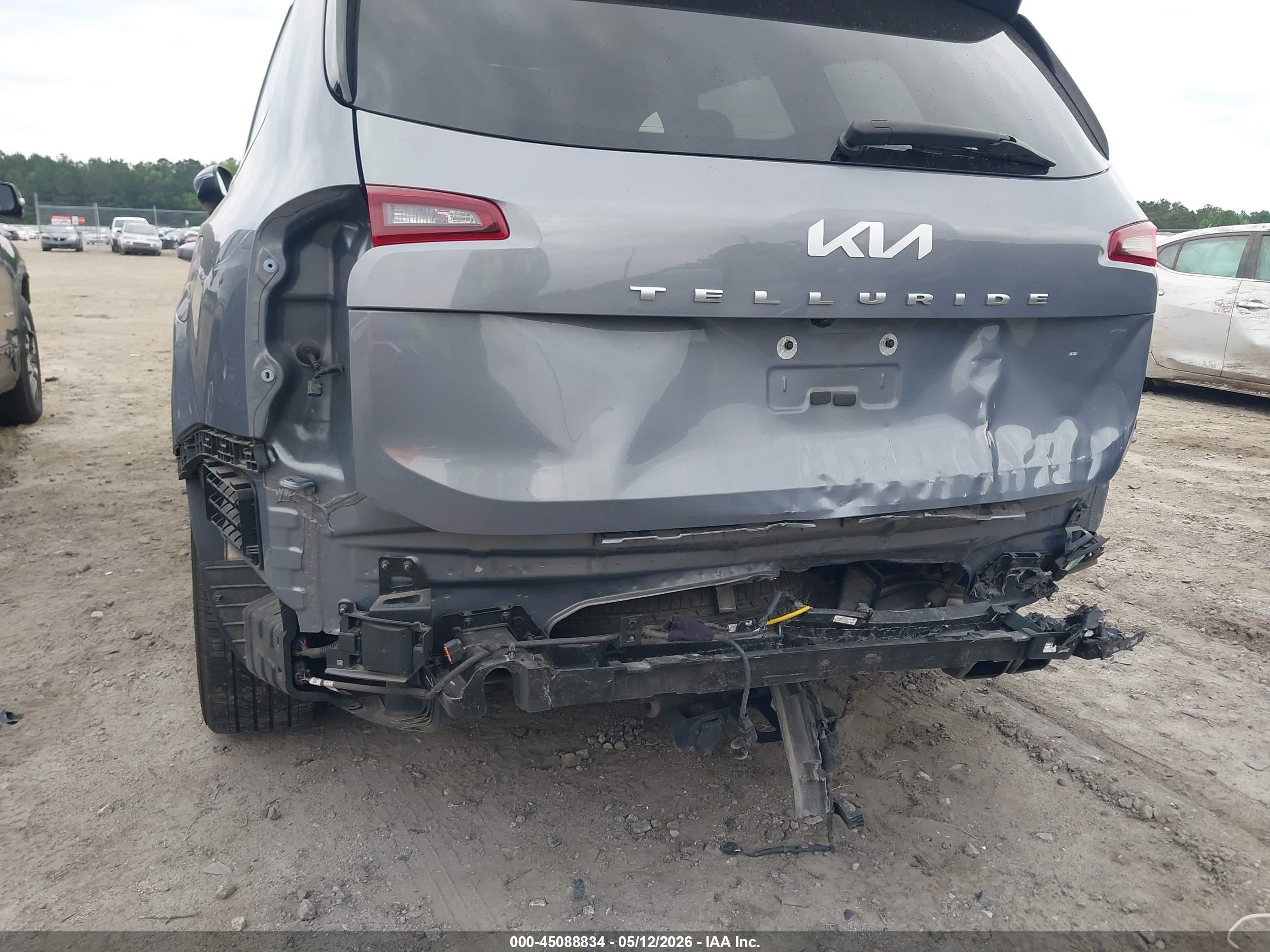 2022 Kia Telluride Ex Gray vin: 5XYP34HC4NG254551