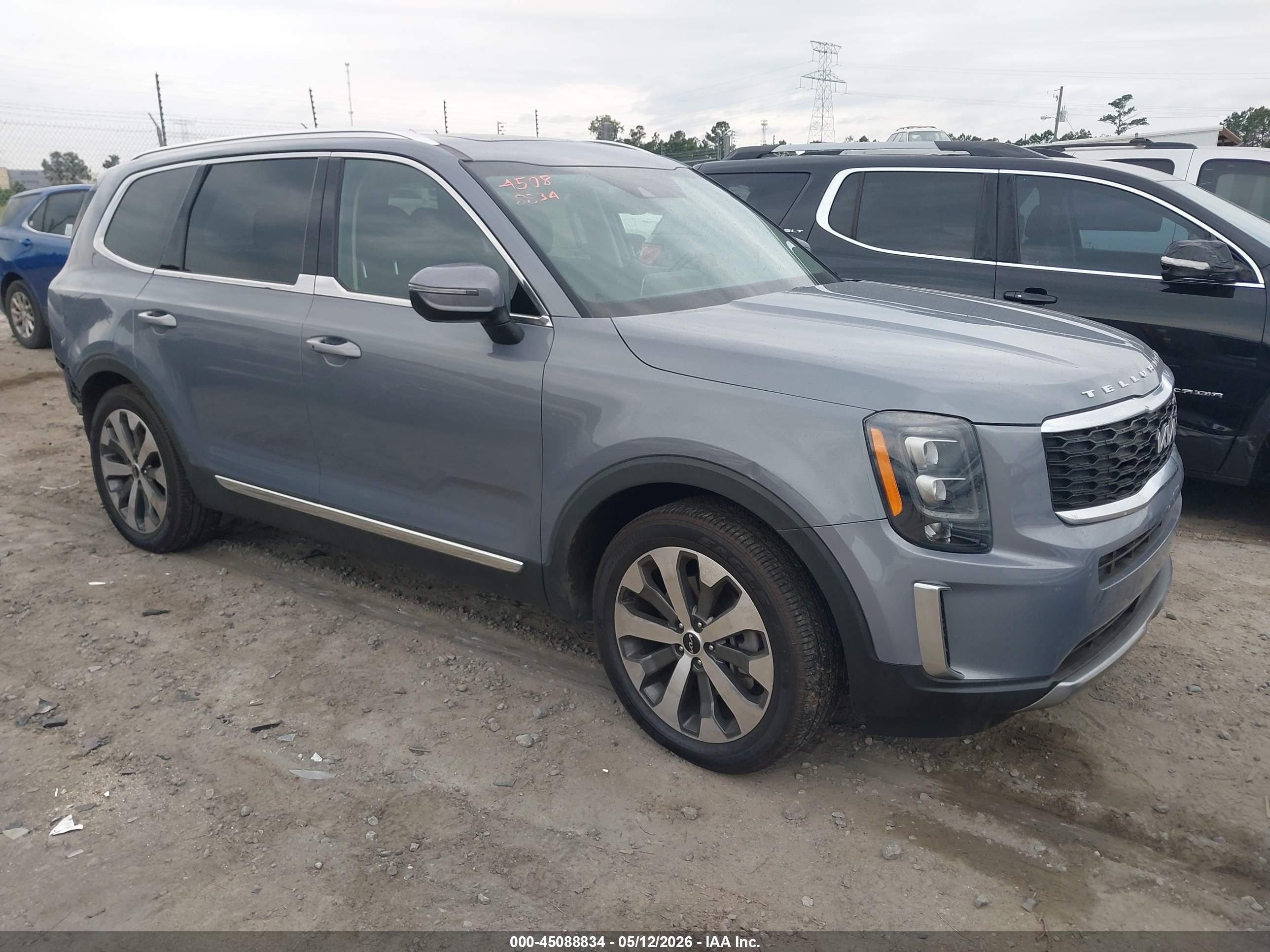 2022 Kia Telluride Ex Gray vin: 5XYP34HC4NG254551