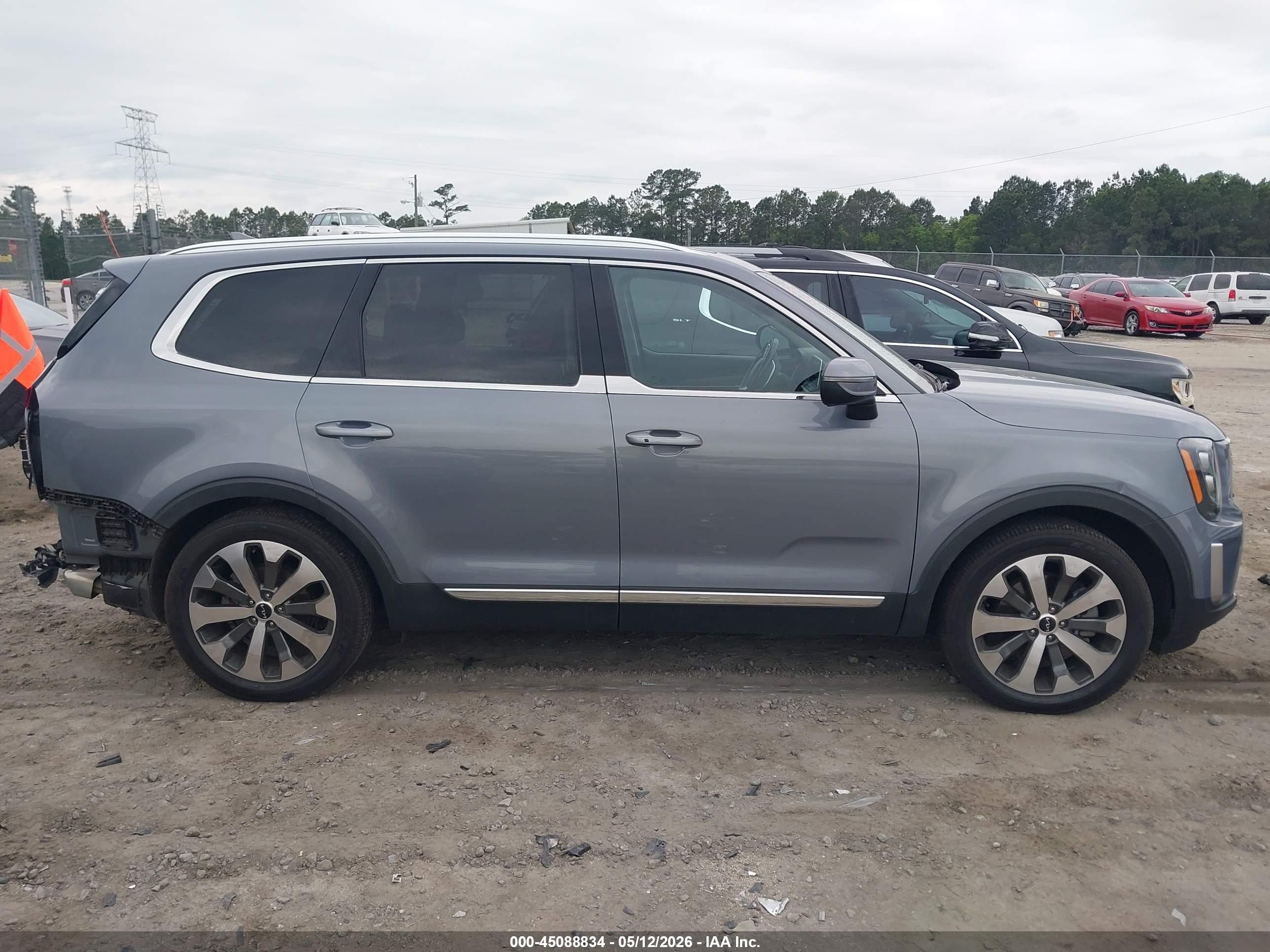 2022 Kia Telluride Ex Gray vin: 5XYP34HC4NG254551