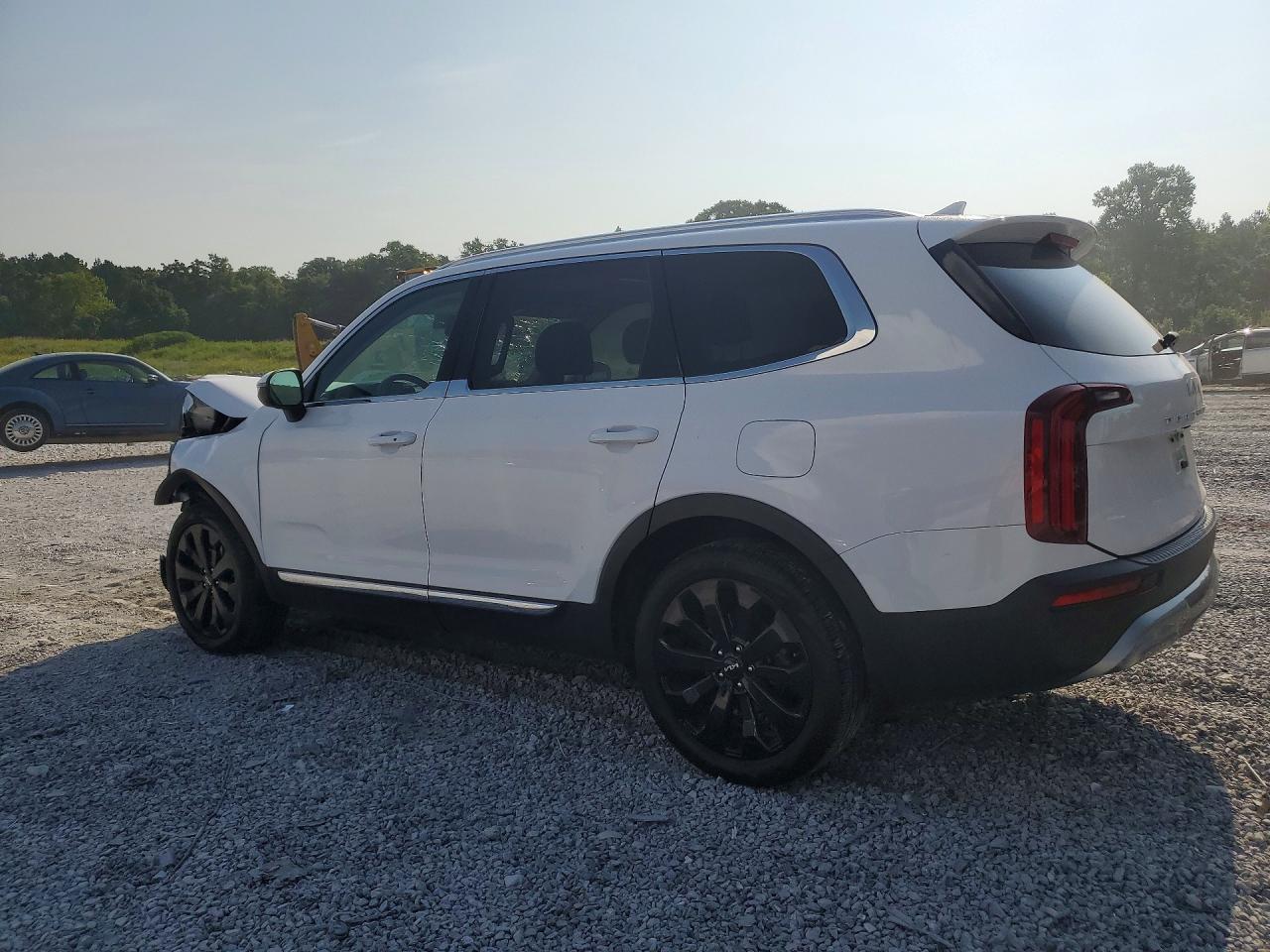 2022 Kia Telluride Ex White vin: 5XYP34HC6NG208414