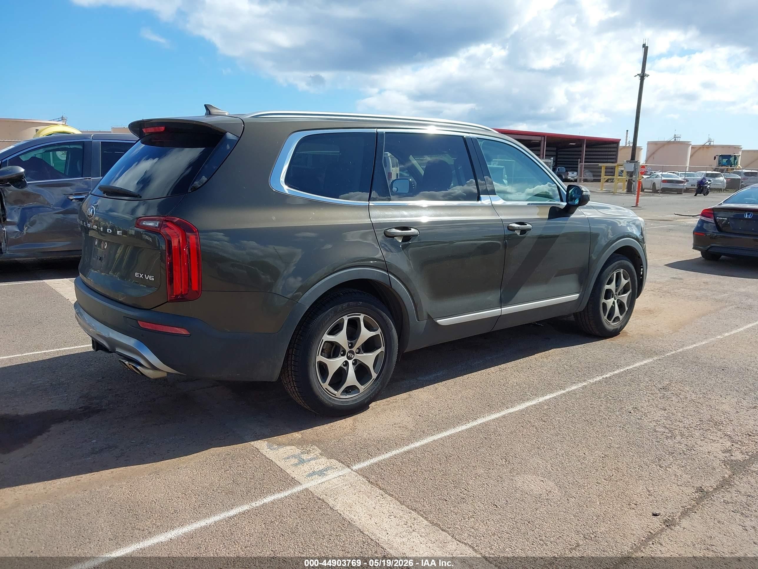 2020 Kia Telluride Ex Gray vin: 5XYP34HC7LG051747
