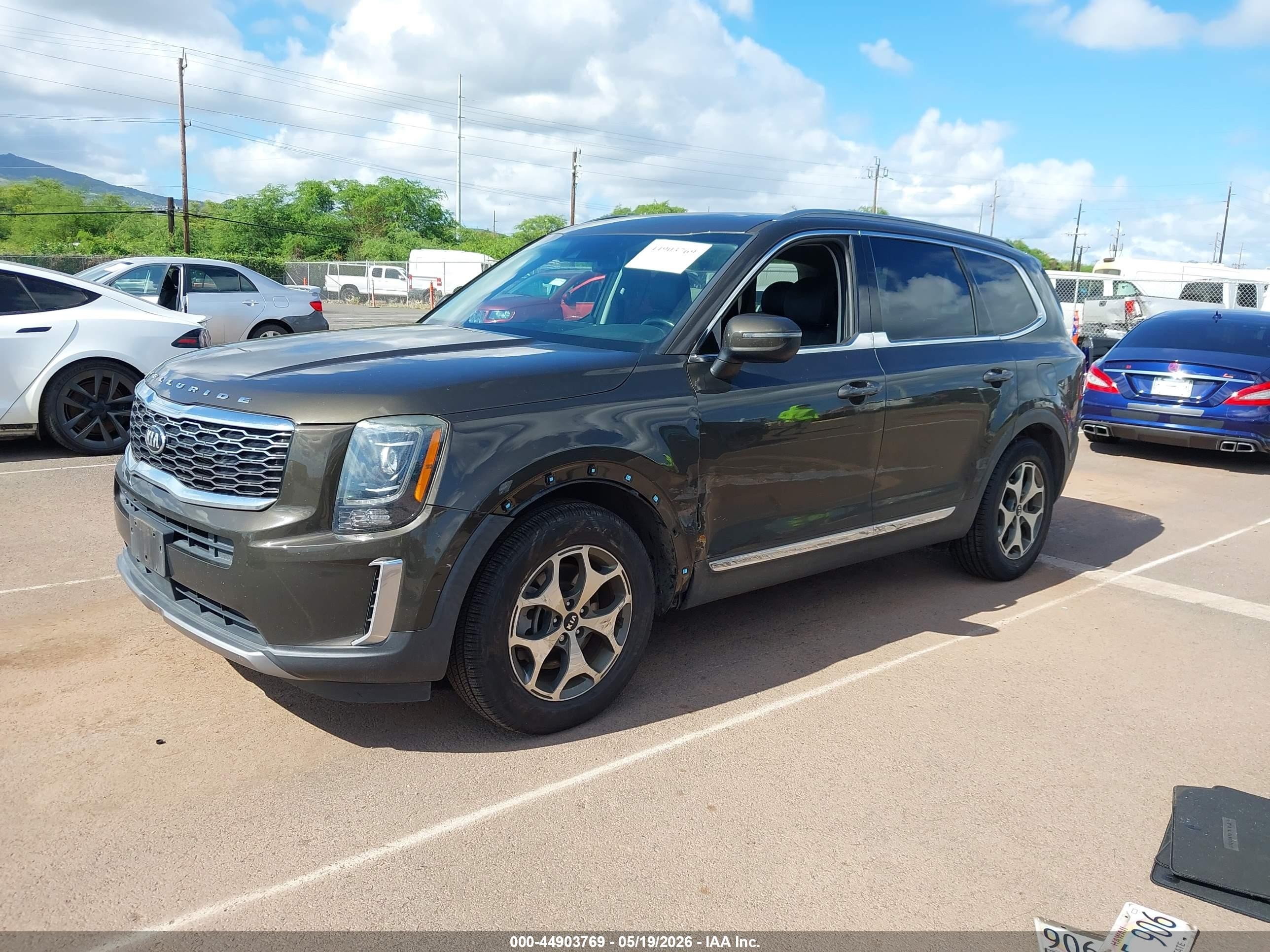 2020 Kia Telluride Ex Gray vin: 5XYP34HC7LG051747