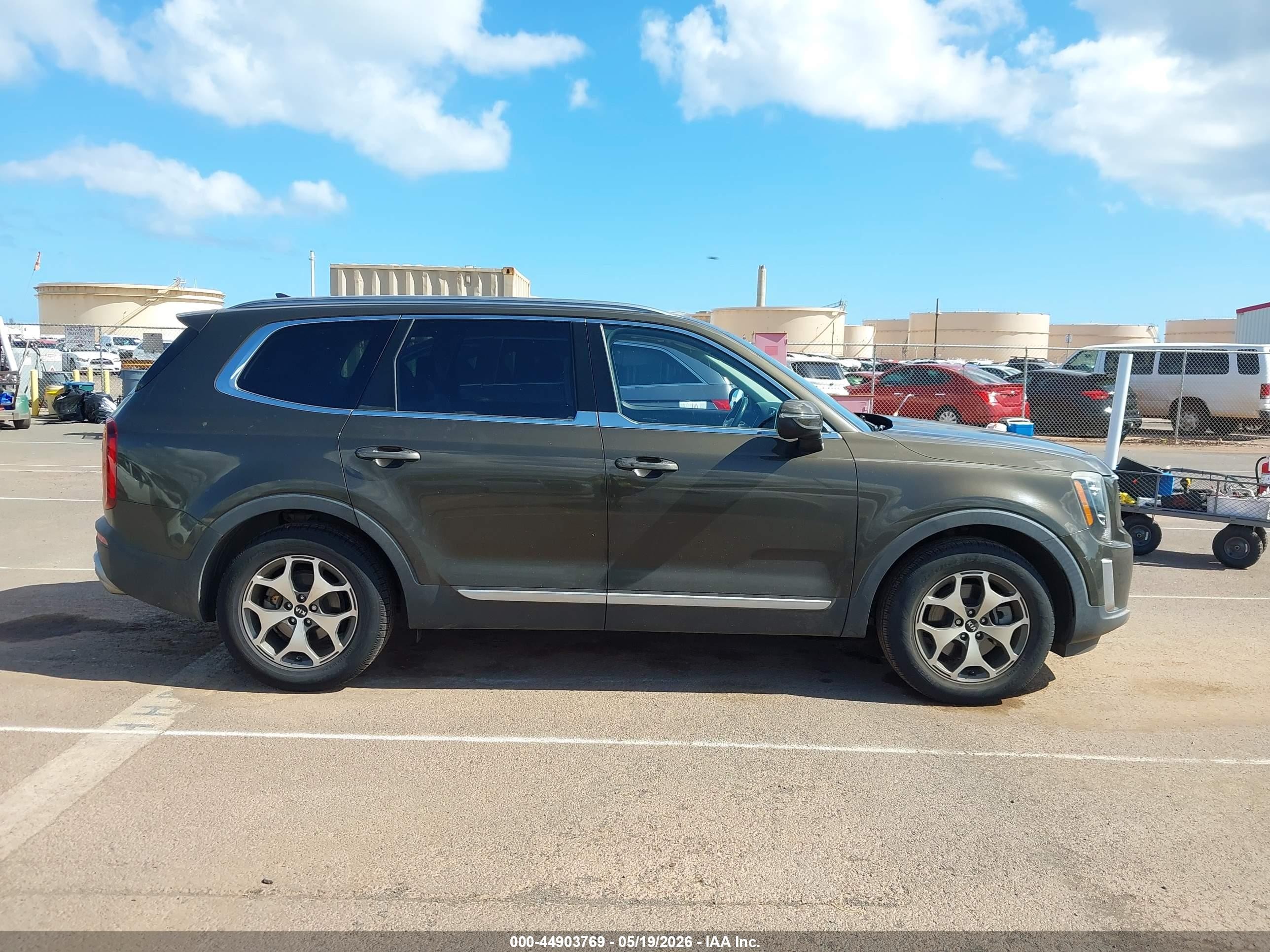 2020 Kia Telluride Ex Gray vin: 5XYP34HC7LG051747
