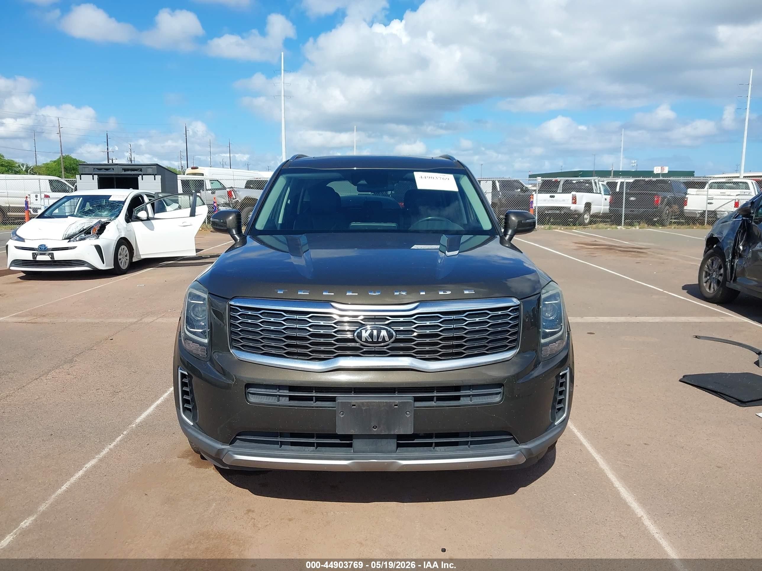 2020 Kia Telluride Ex Gray vin: 5XYP34HC7LG051747