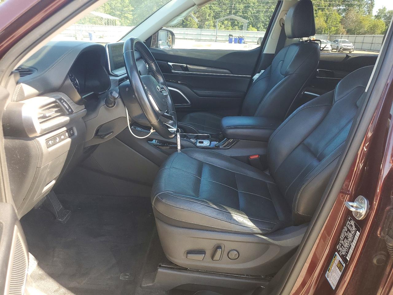 2021 Kia Telluride Ex Maroon vin: 5XYP34HC8MG105378