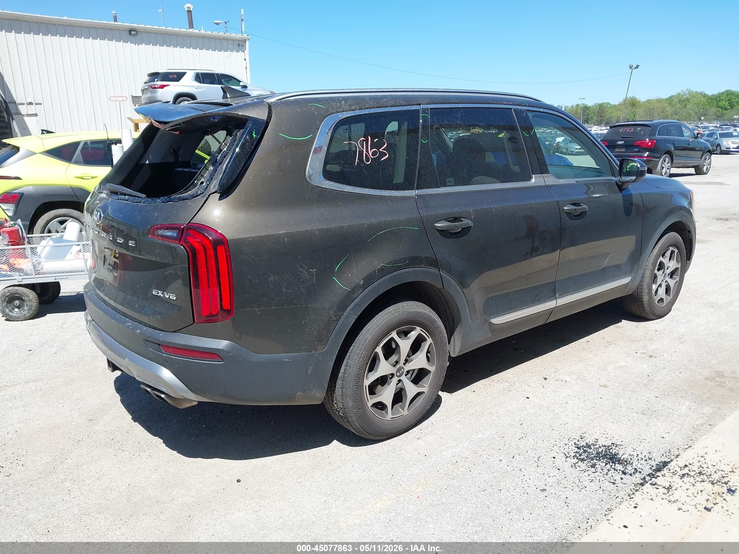 2020 Kia Telluride Ex Brown vin: 5XYP34HC9LG052611