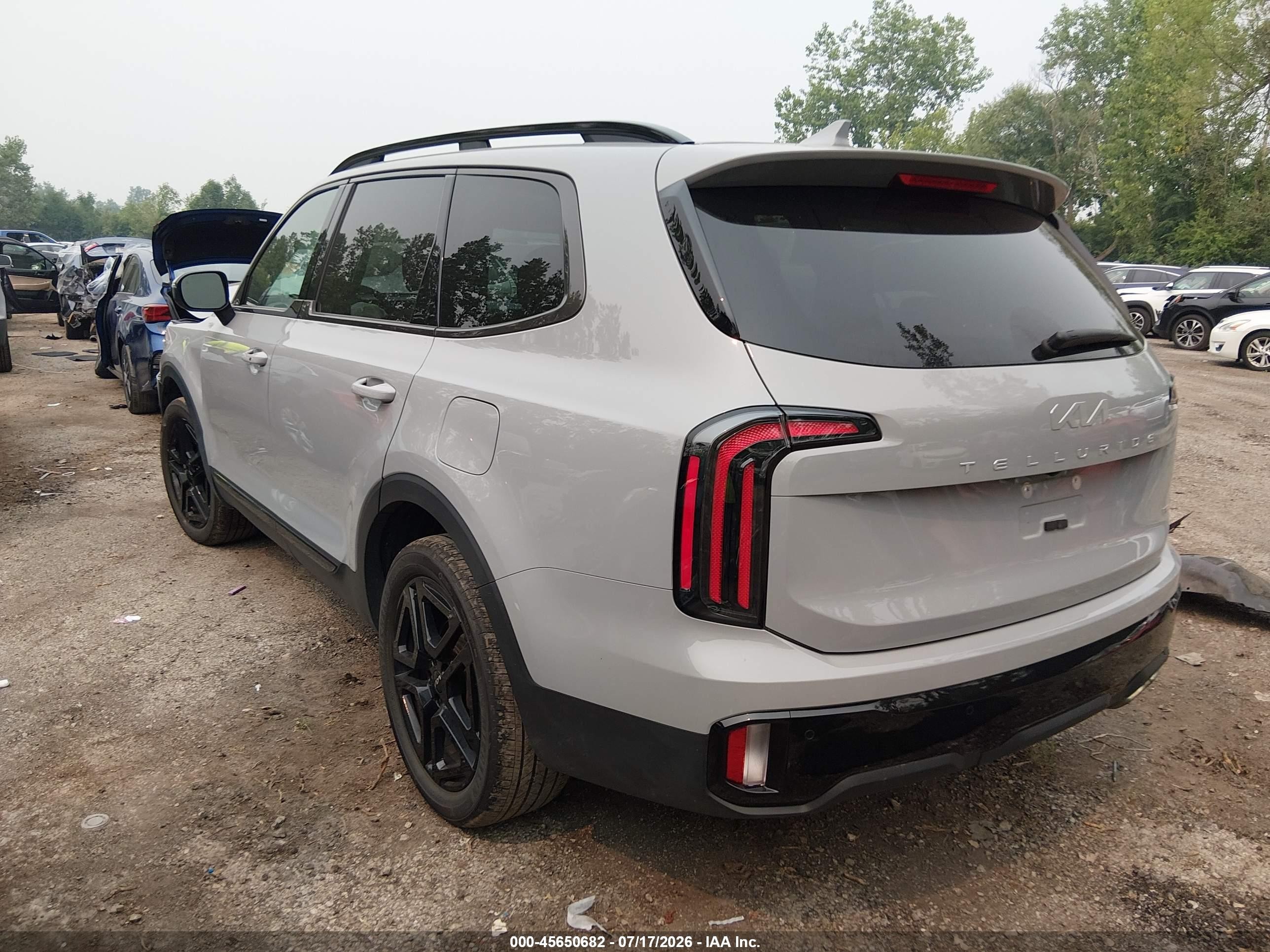 2024 Kia Telluride Ex X-line Gray vin: 5XYP3DGC2RG501234