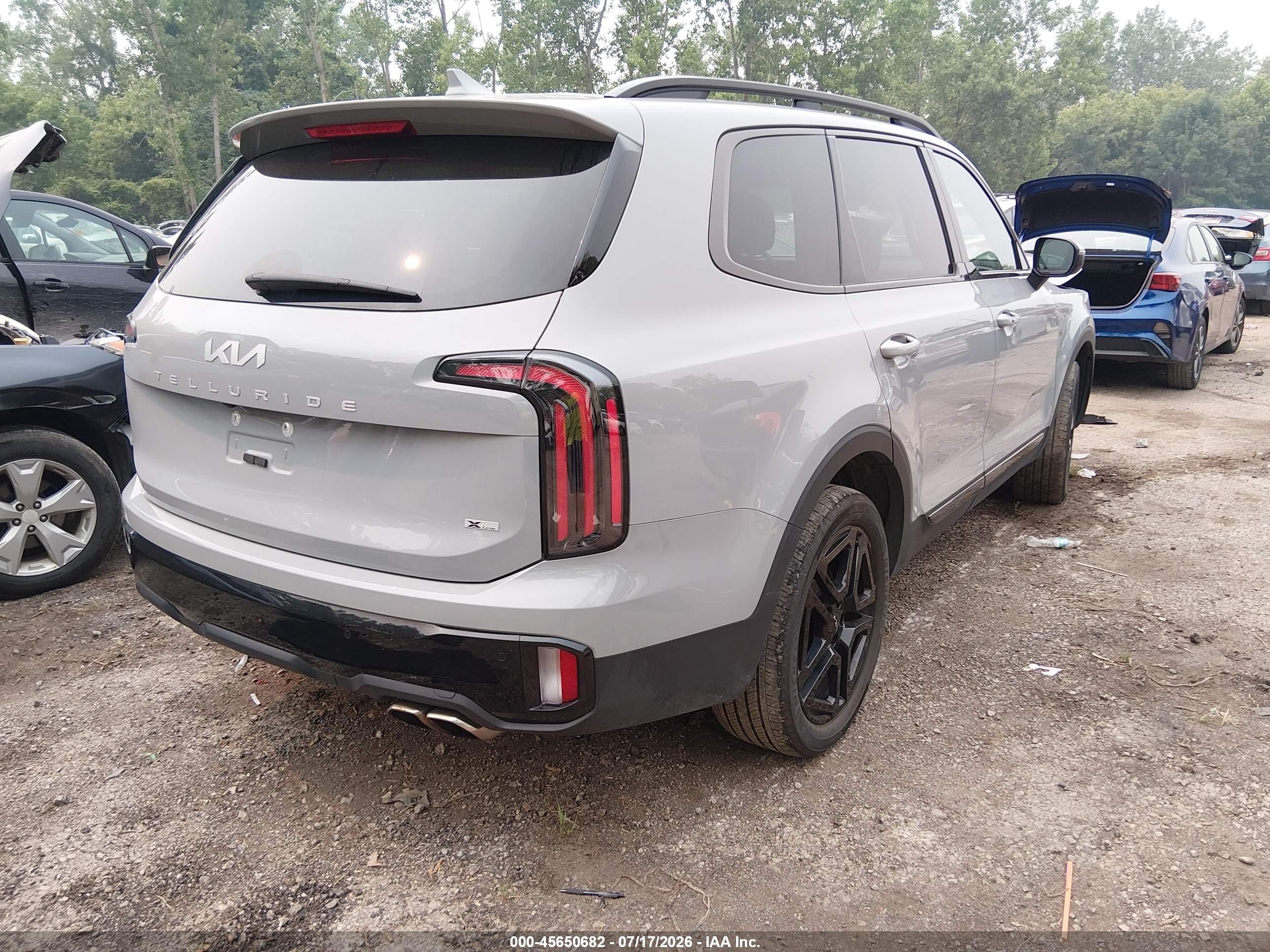 2024 Kia Telluride Ex X-line Gray vin: 5XYP3DGC2RG501234