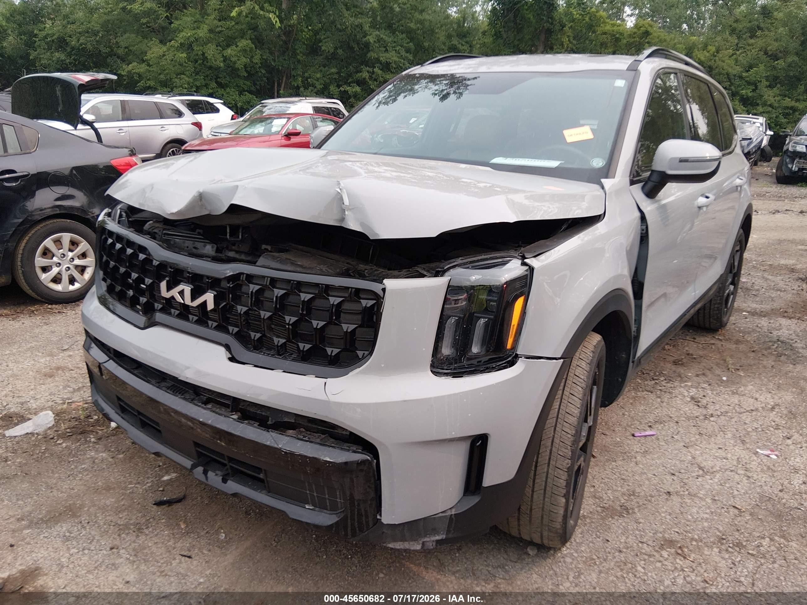 2024 Kia Telluride Ex X-line Gray vin: 5XYP3DGC2RG501234