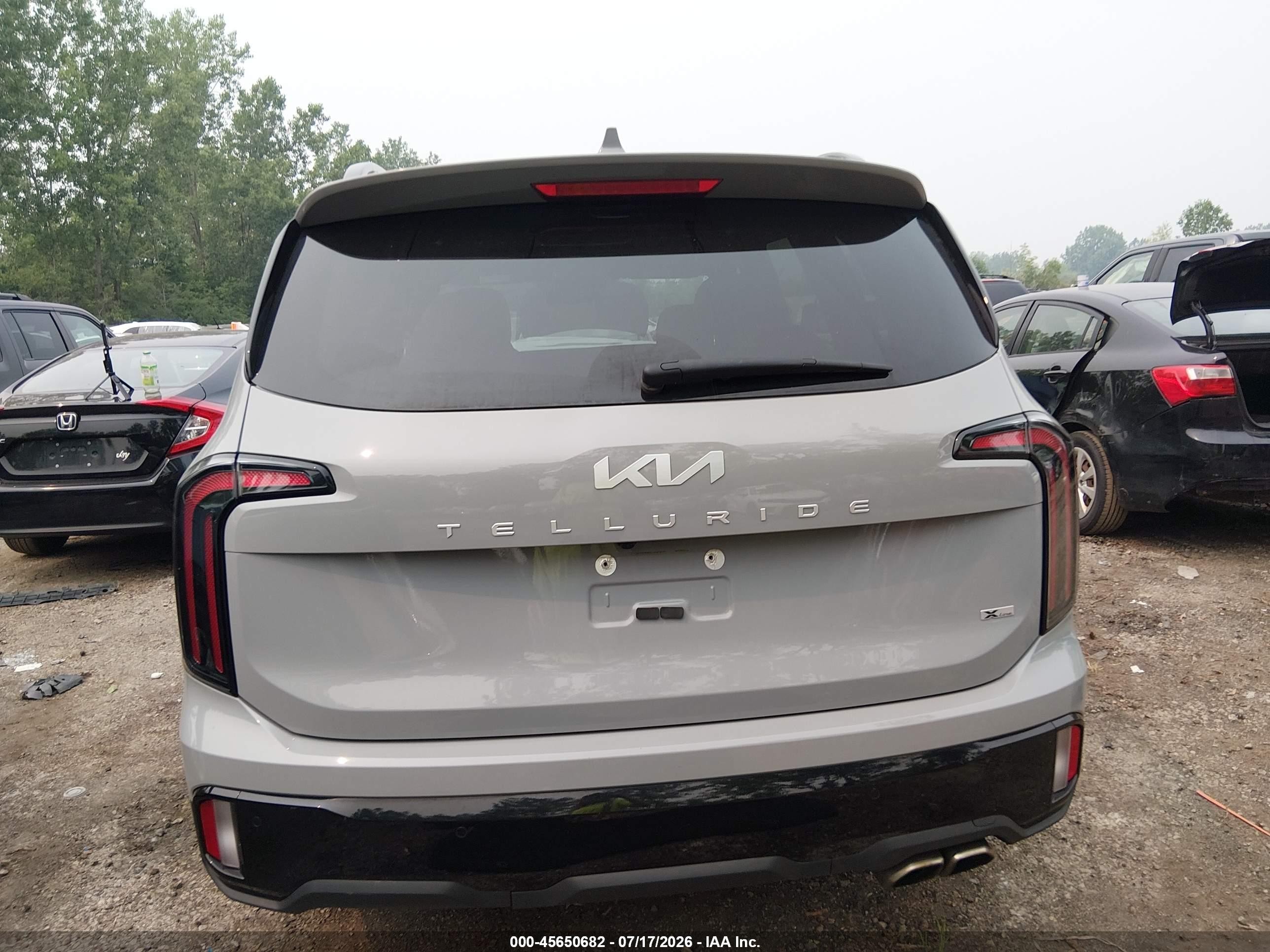 2024 Kia Telluride Ex X-line Gray vin: 5XYP3DGC2RG501234